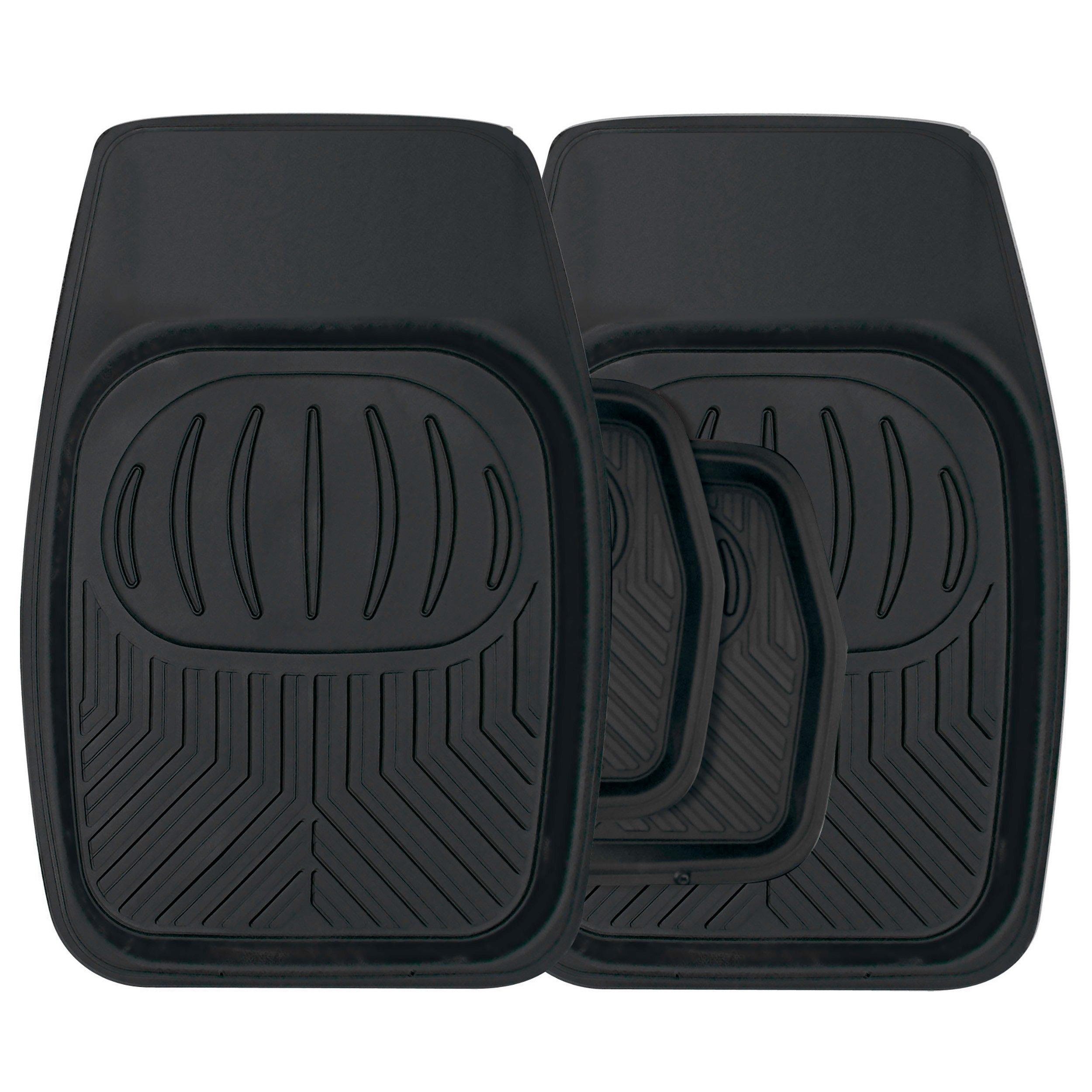 Black - Streetwize - All Terrain 4 pce Mat Set Black - 1