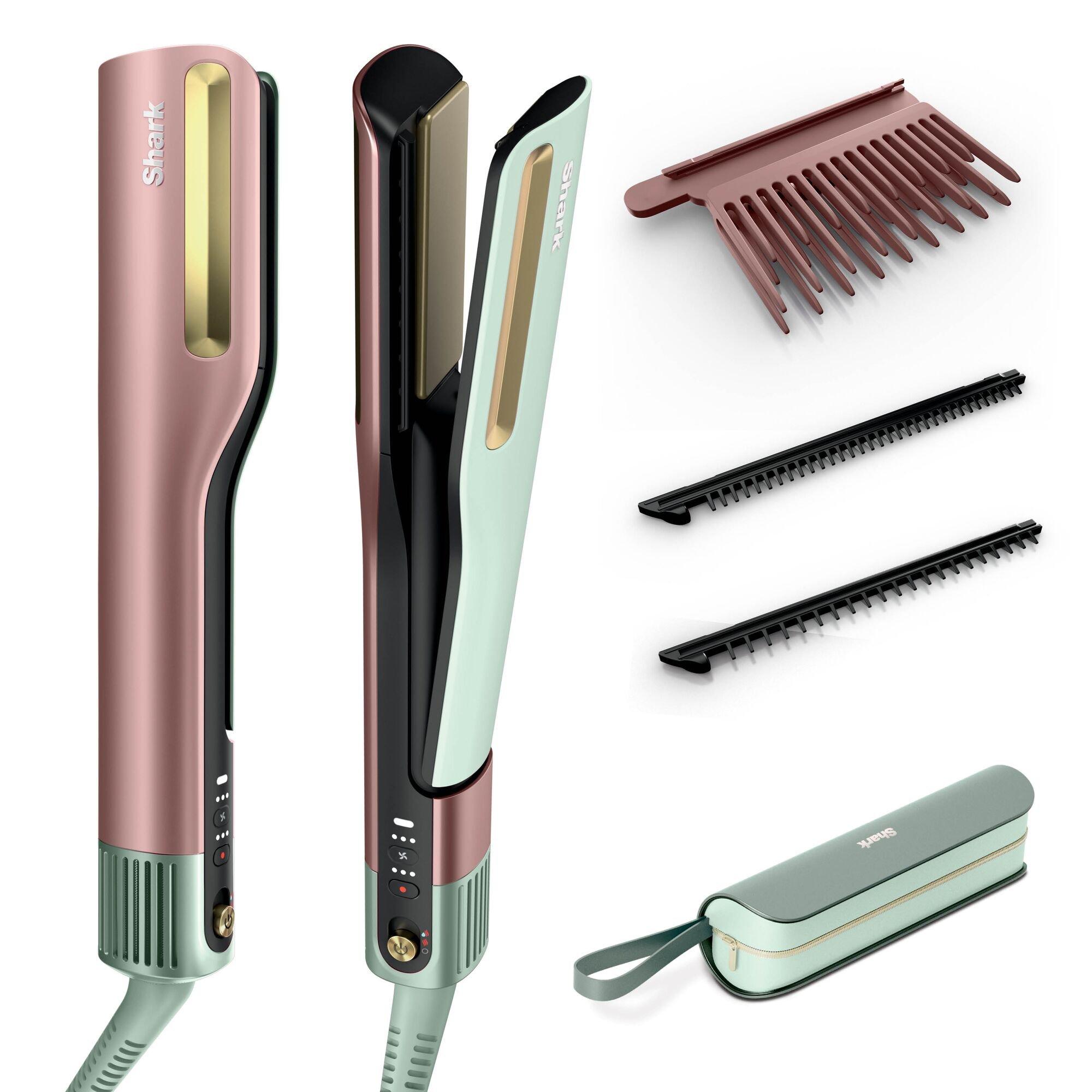 Shark Silkipro Straight Hair Straightener + Dryer In One - Strawberry Matc