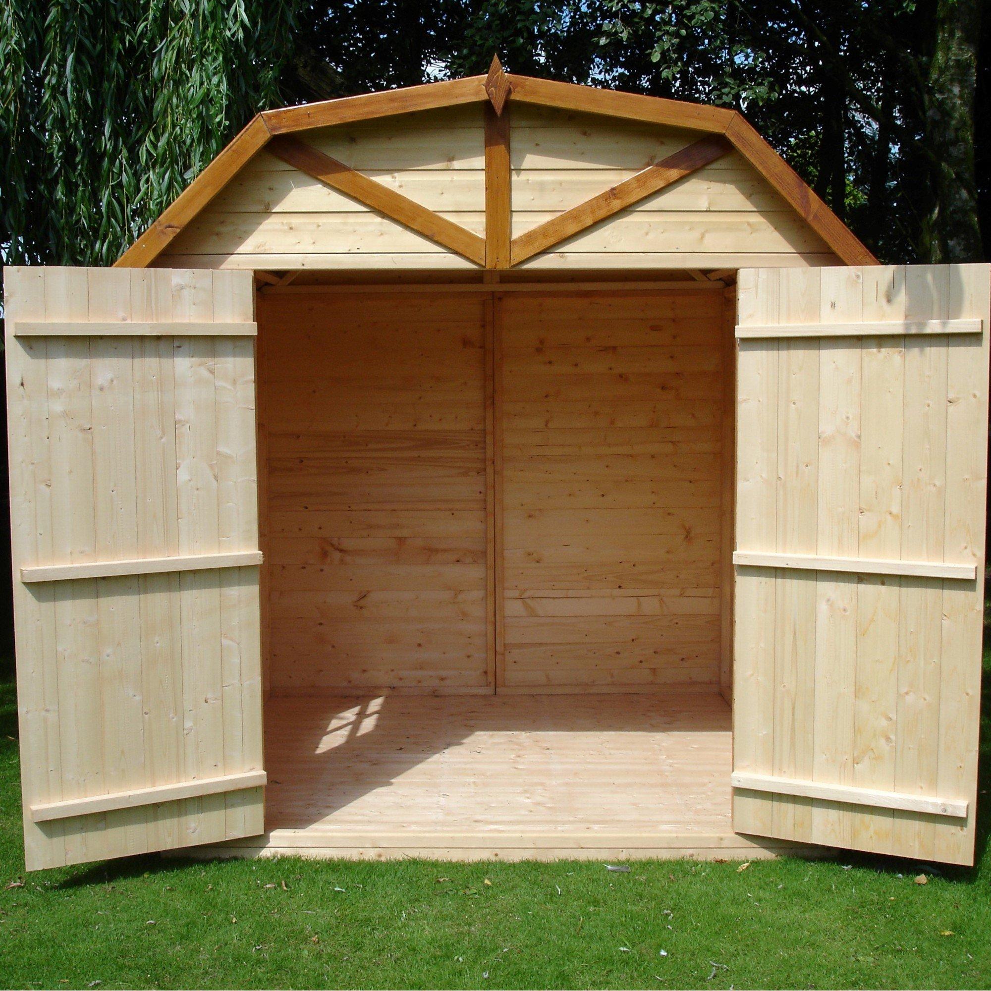 Wood - Shire - Barn Shiplap Dipped Shed 7x7 - 6