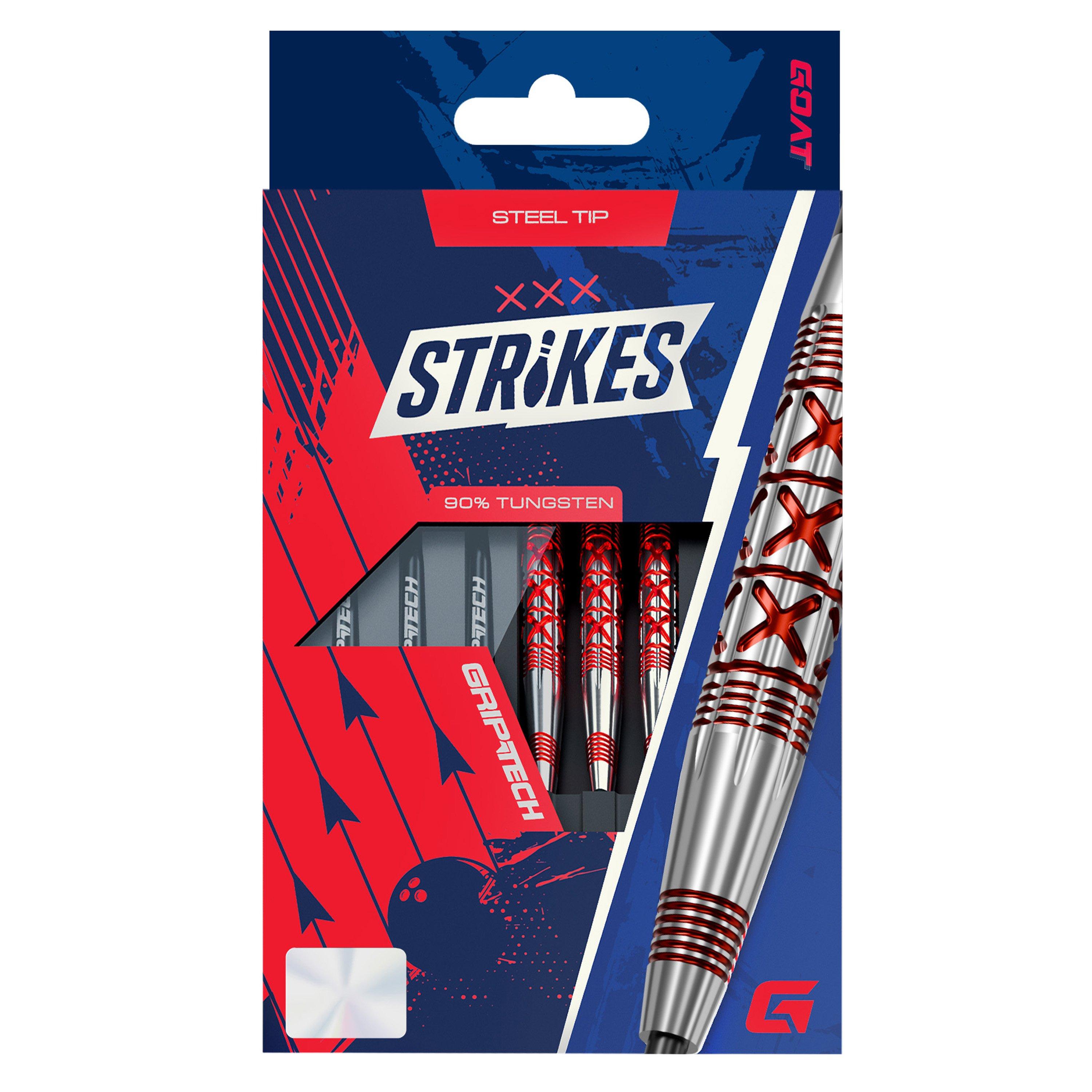 Red - GOAT - GOAT Strike 90% Tungsten Steel tip Darts - 2