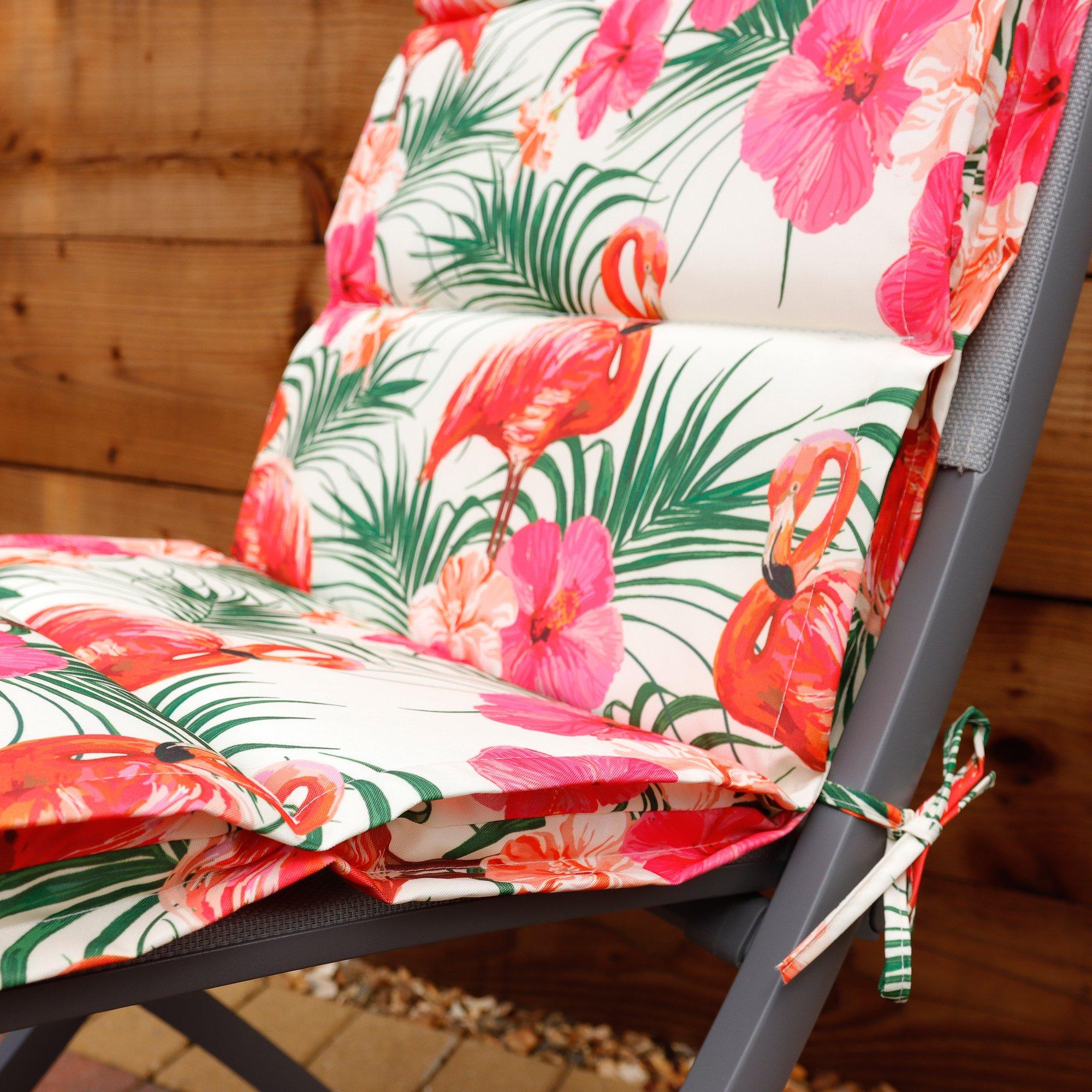 Flamingo - Streetwize - Outdoor Flamingo Full Length Seat Cushion - 3