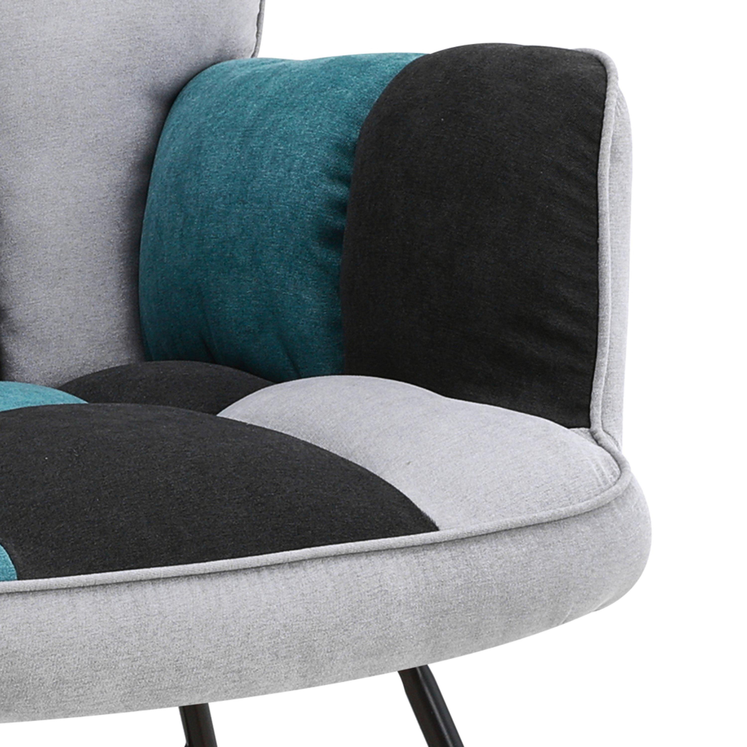 Multi - Kabinet UK - Tufted Upholstered Rocking Chair Multi - 8