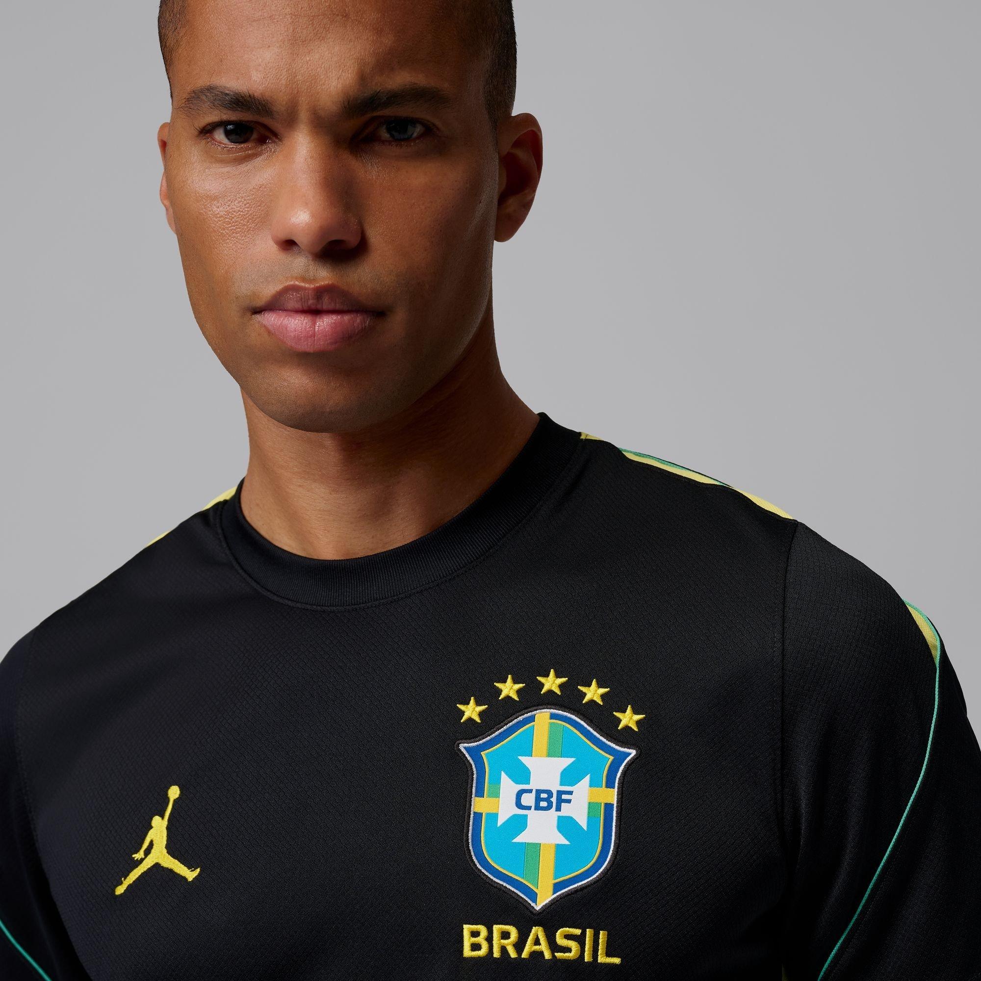 Black/Yellow - Nike - Mens Brazil Strike T-Shirt World Cup 2026 - 3