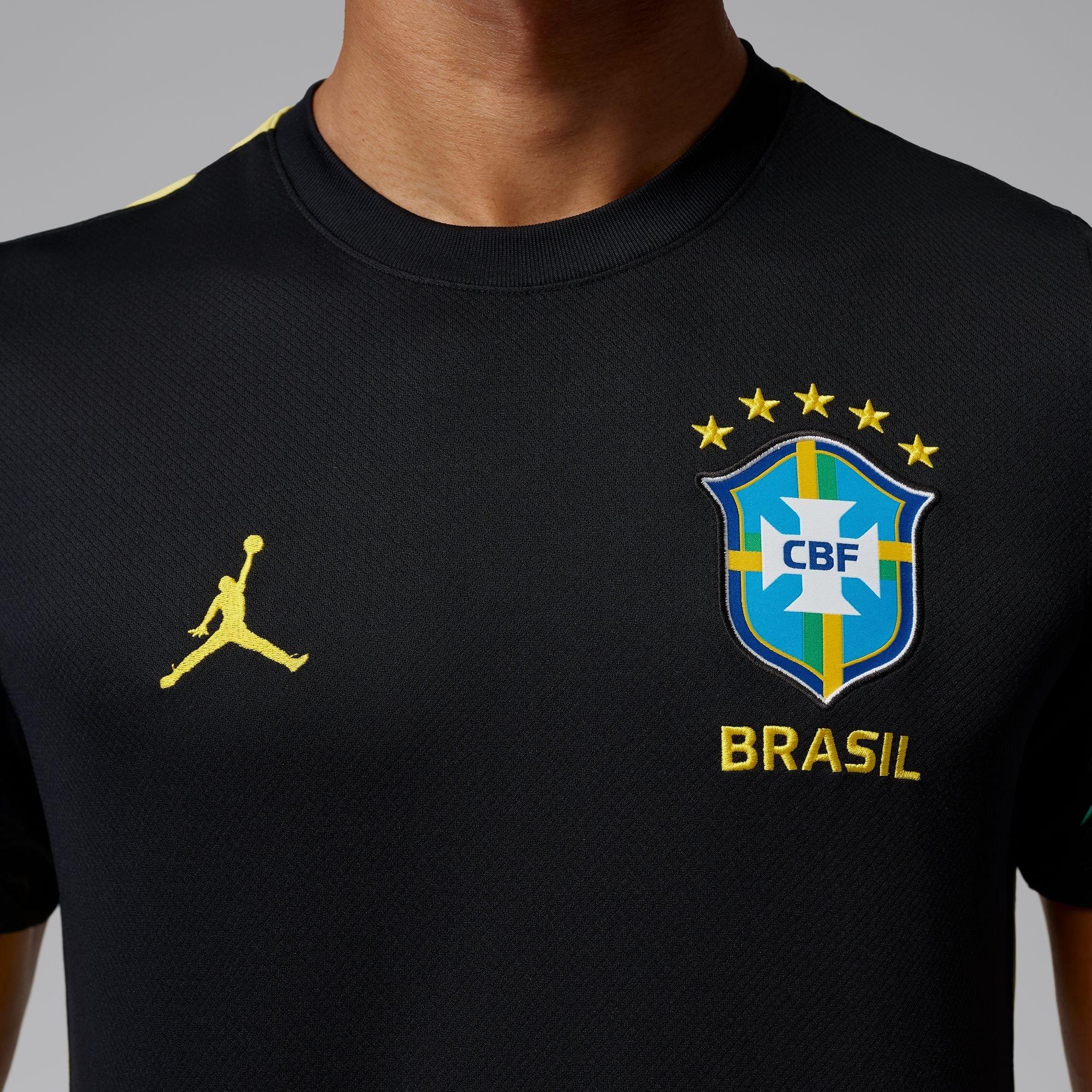 Black/Yellow - Nike - Mens Brazil Strike T-Shirt World Cup 2026 - 4