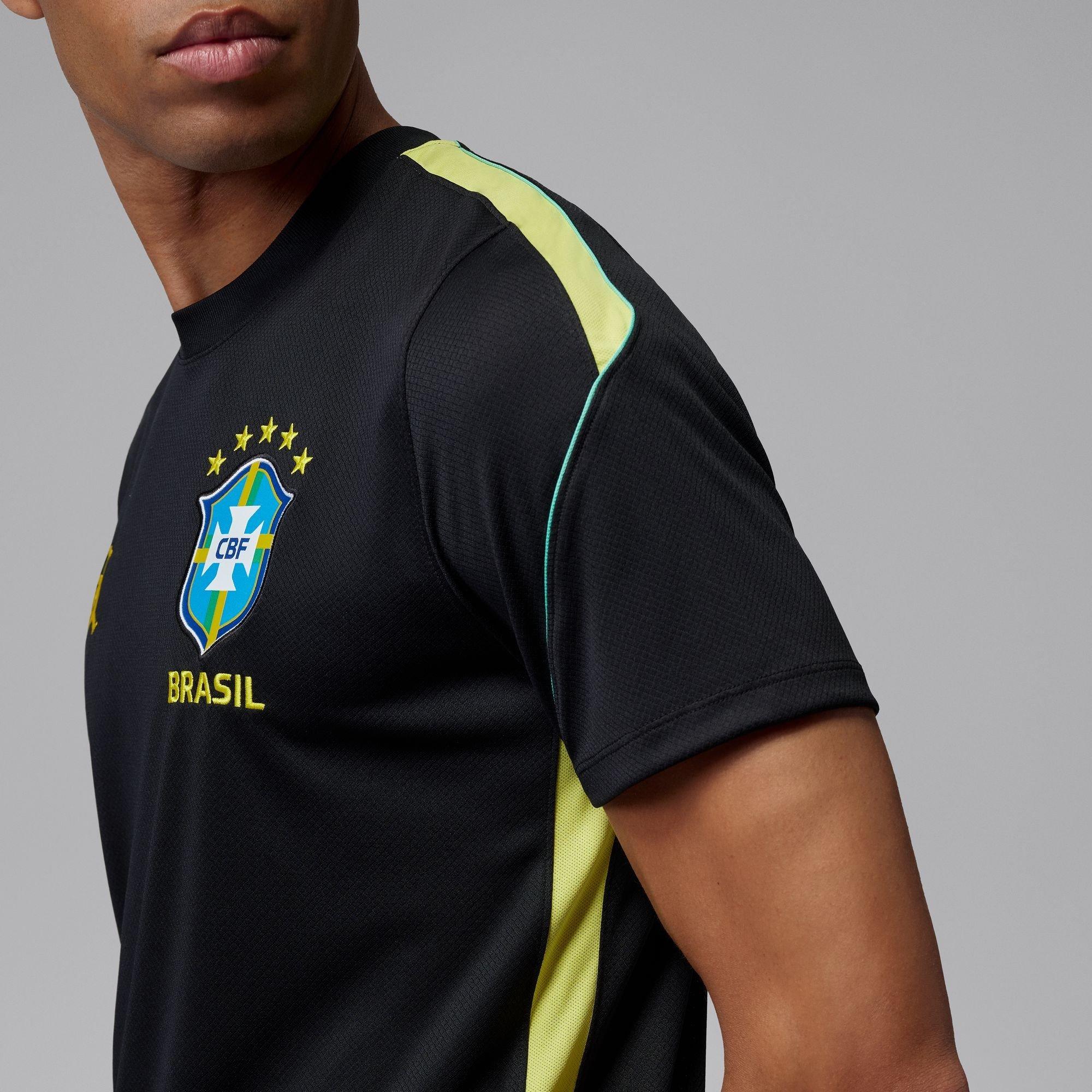 Black/Yellow - Nike - Mens Brazil Strike T-Shirt World Cup 2026 - 5