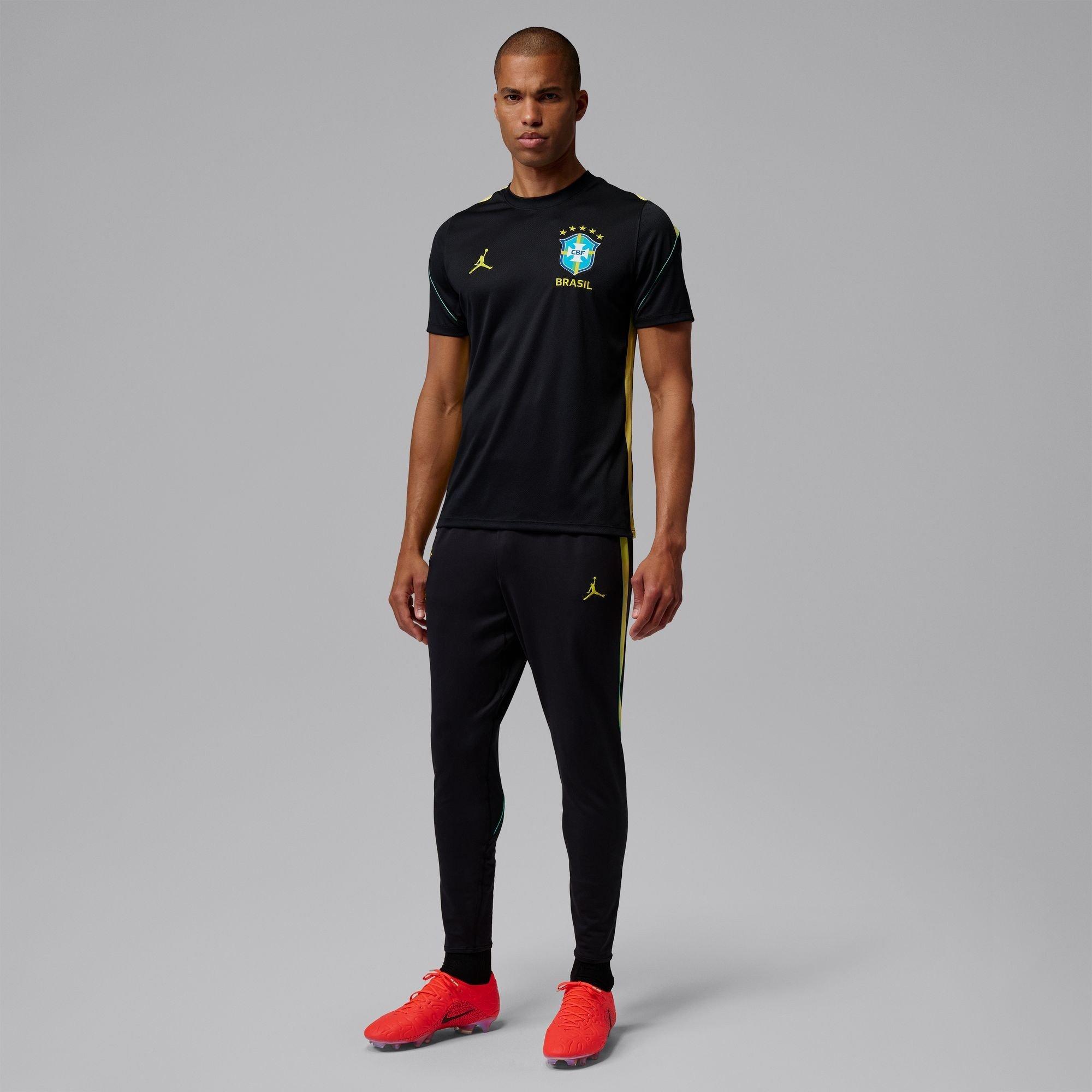Black/Yellow - Nike - Mens Brazil Strike T-Shirt World Cup 2026 - 7