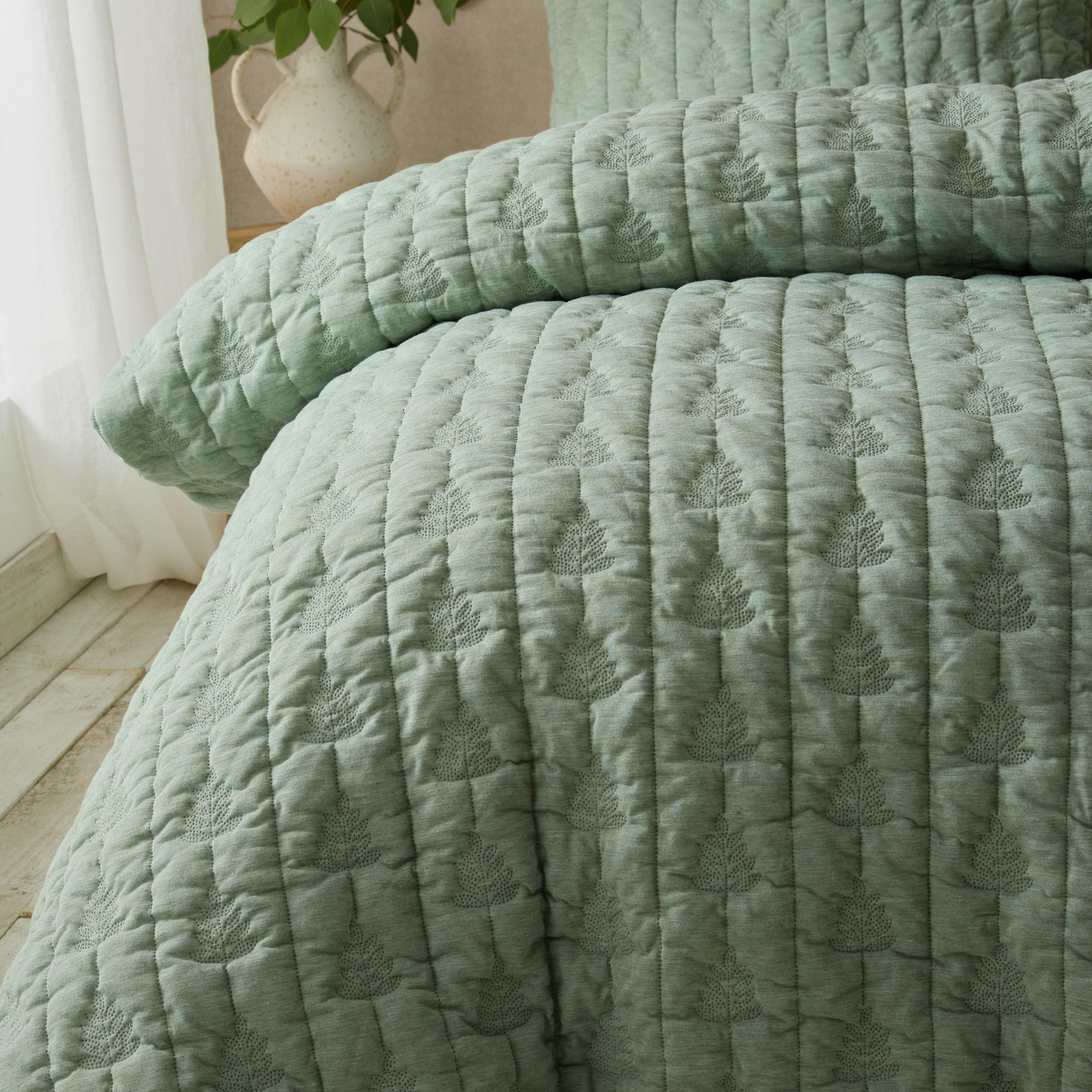 Green - Pineapple Elephant - Tamba Leaf Pinsonic Duvet Cover Set - 4