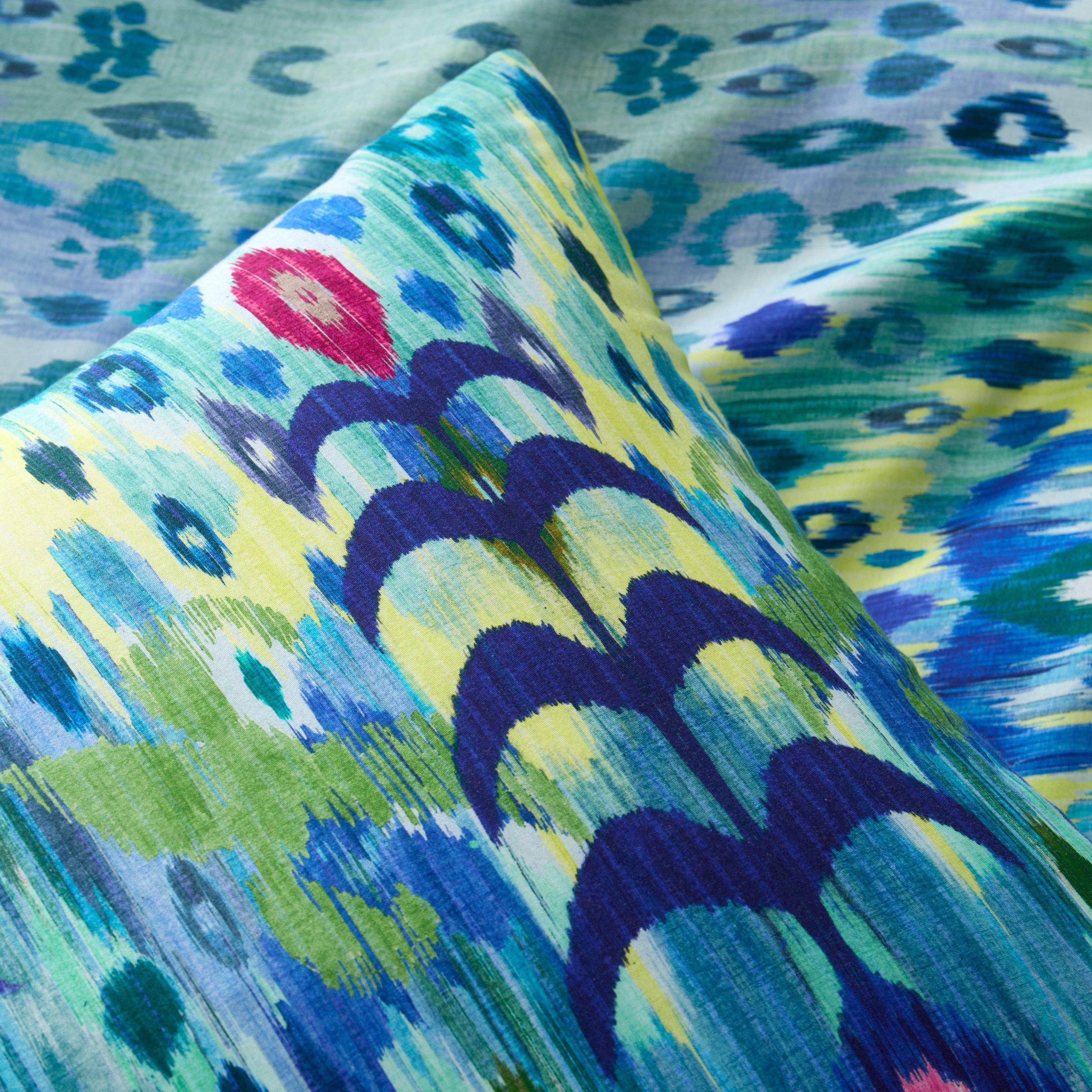Blue - Matthew Williamson - Ikat 200 TC Cotton Sateen Duvet Cover Set - 4