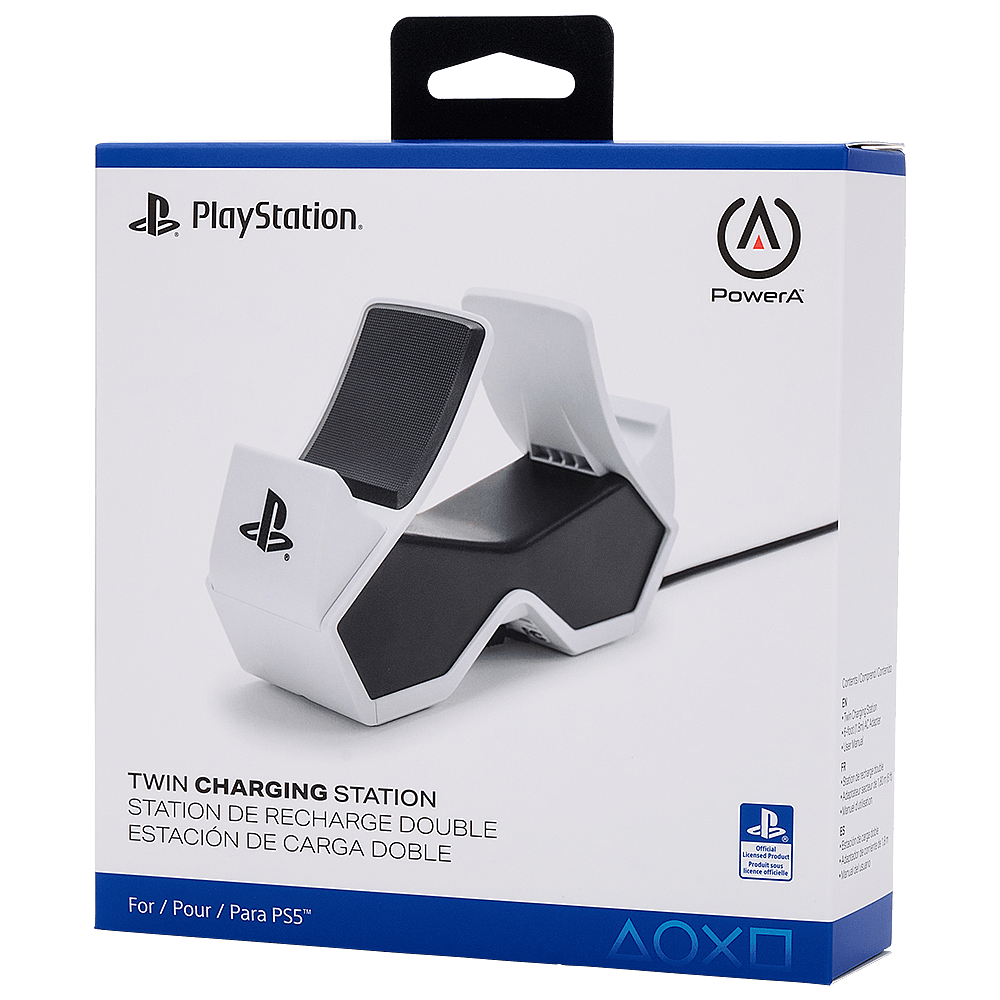 PowerA Twin Charging Station for DualSense Wireless Controllers (UK Plug)