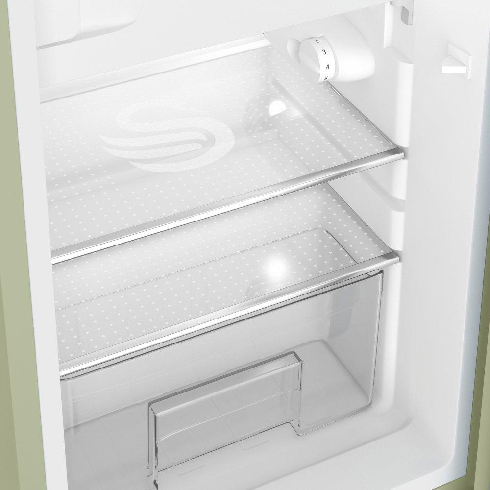 Green - Swan - Retro Under Counter Fridge Green - 6