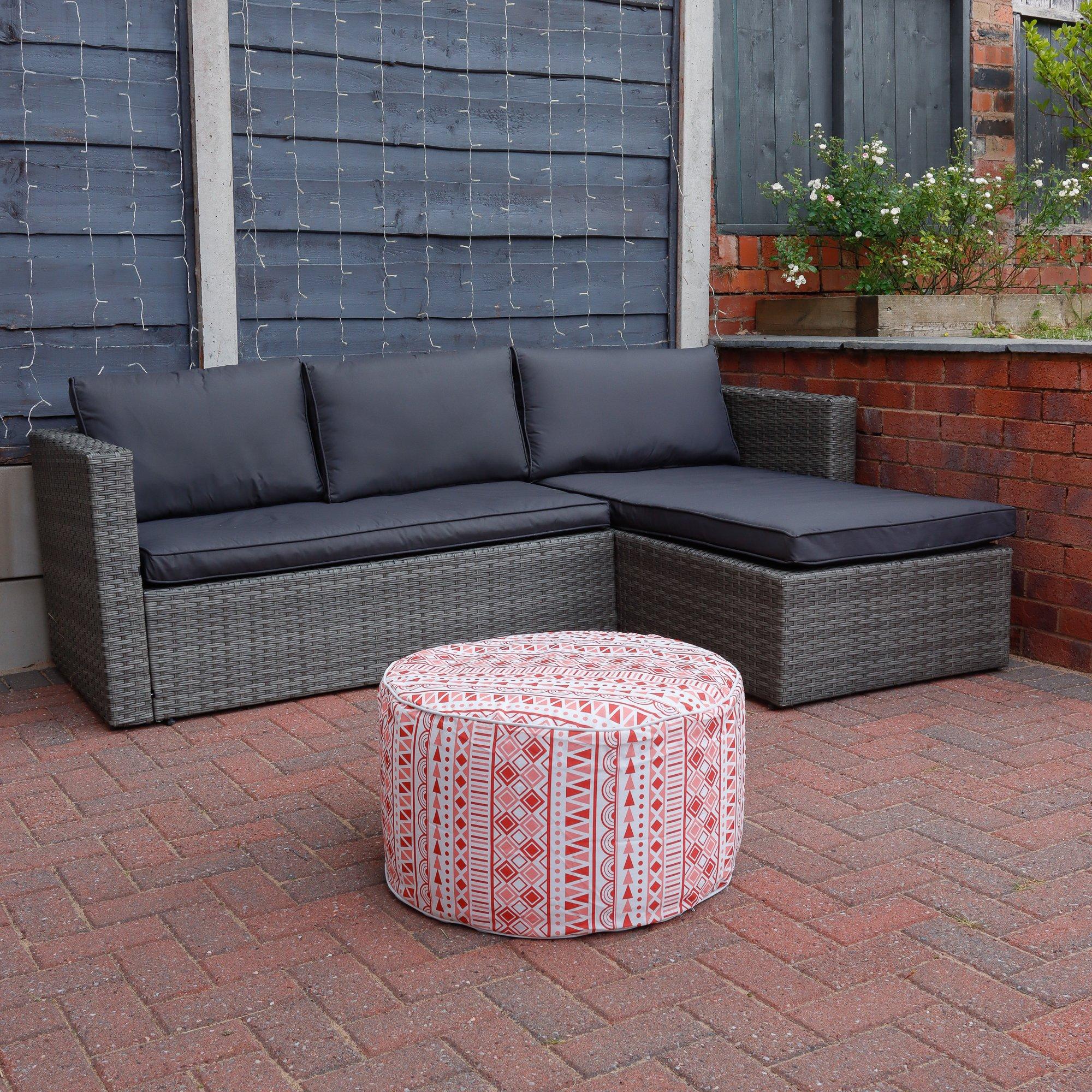 Moroccan - Streetwize - Outdoor Morocco Pouf Ottoman - 2