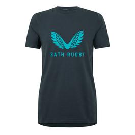 Castore Bath Rugby Logo T-Shirt 2024 2025 Adults