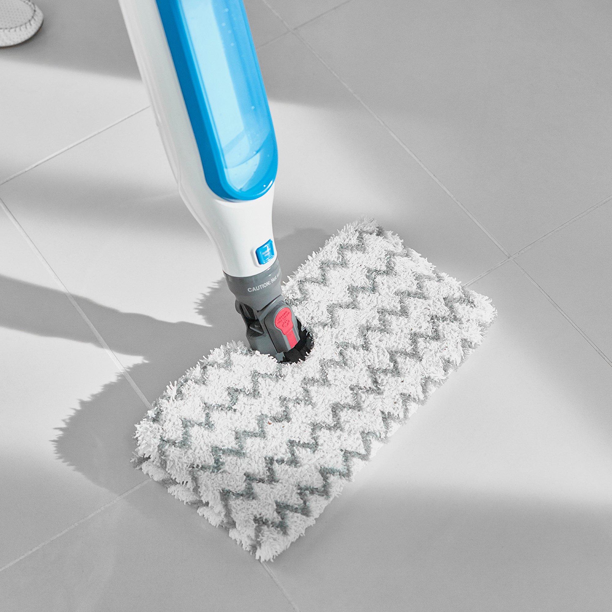 White/Blue - Shark - Klik n’ Flip Manual Steam Mop S6001UK - 3