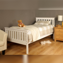 Comfy Living 3ft/4ft6/5ft Pine Wooden Bed Only