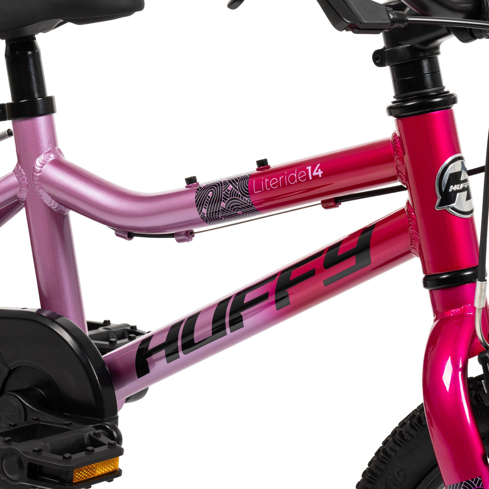 Pink - Huffy - 14-inch Literide Bike, Bubblegum Pink, aged - 2