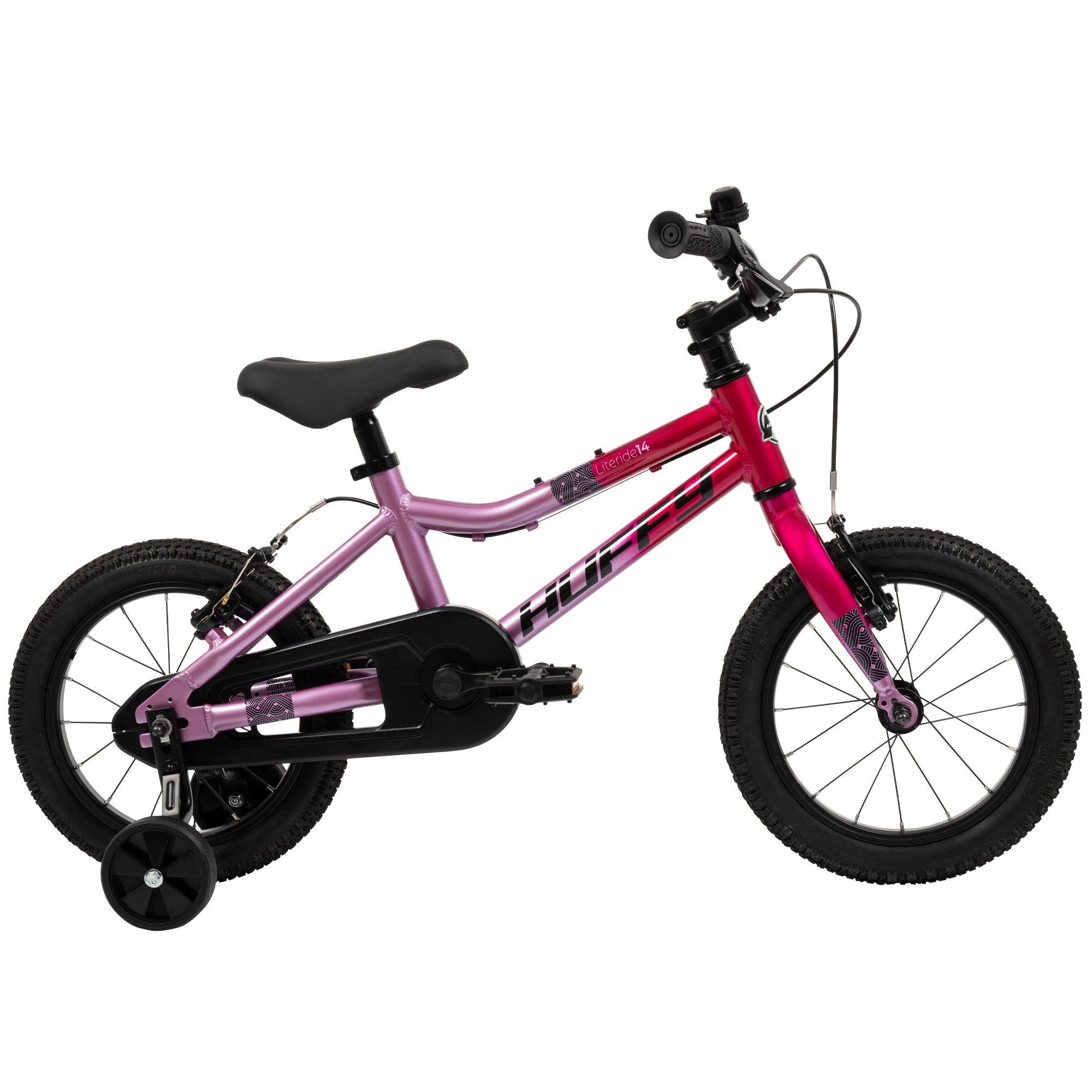 Pink - Huffy - 14-inch Literide Bike, Bubblegum Pink, aged - 6