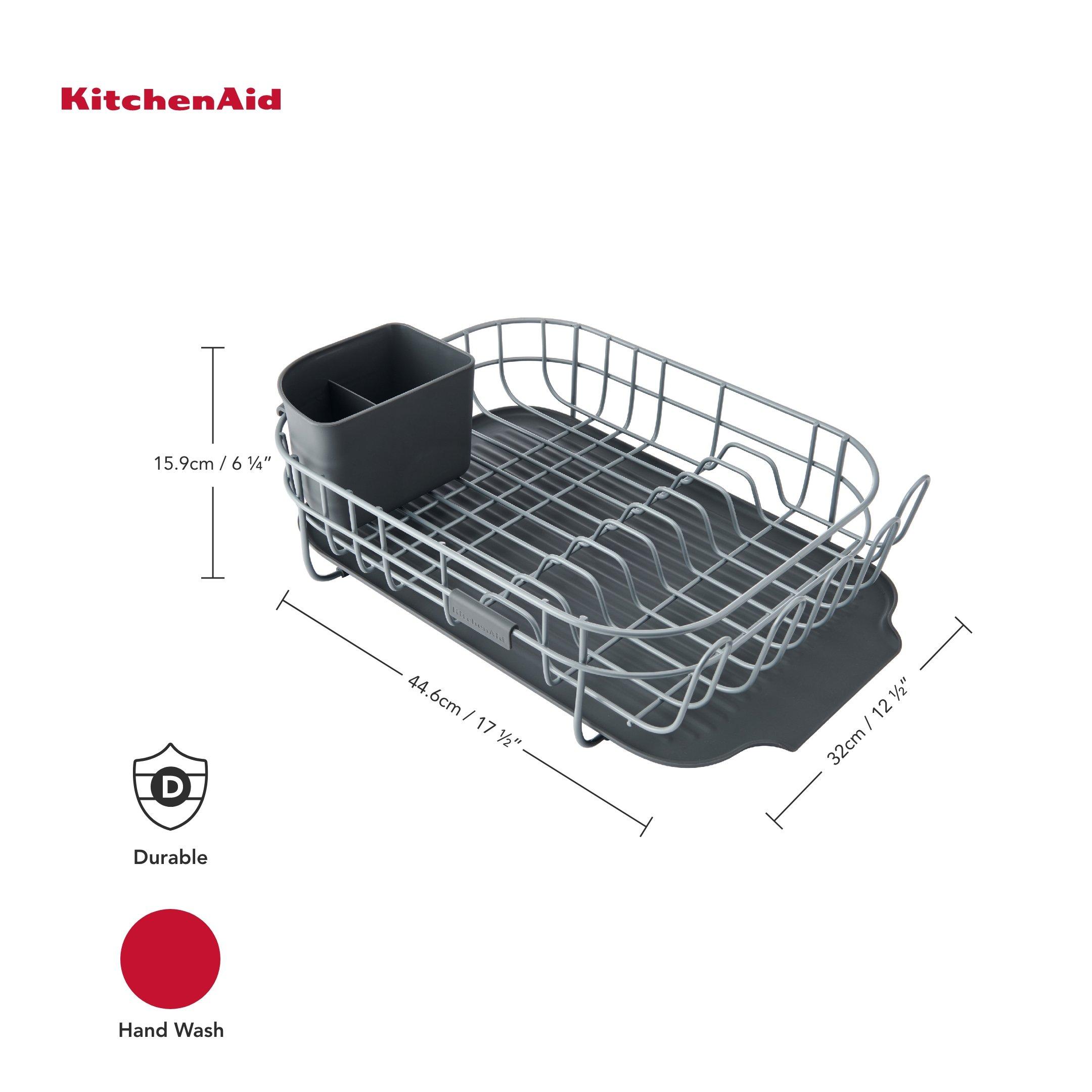 Grey - KitchenAid - Low Profile Dish-Drying Rack - 5