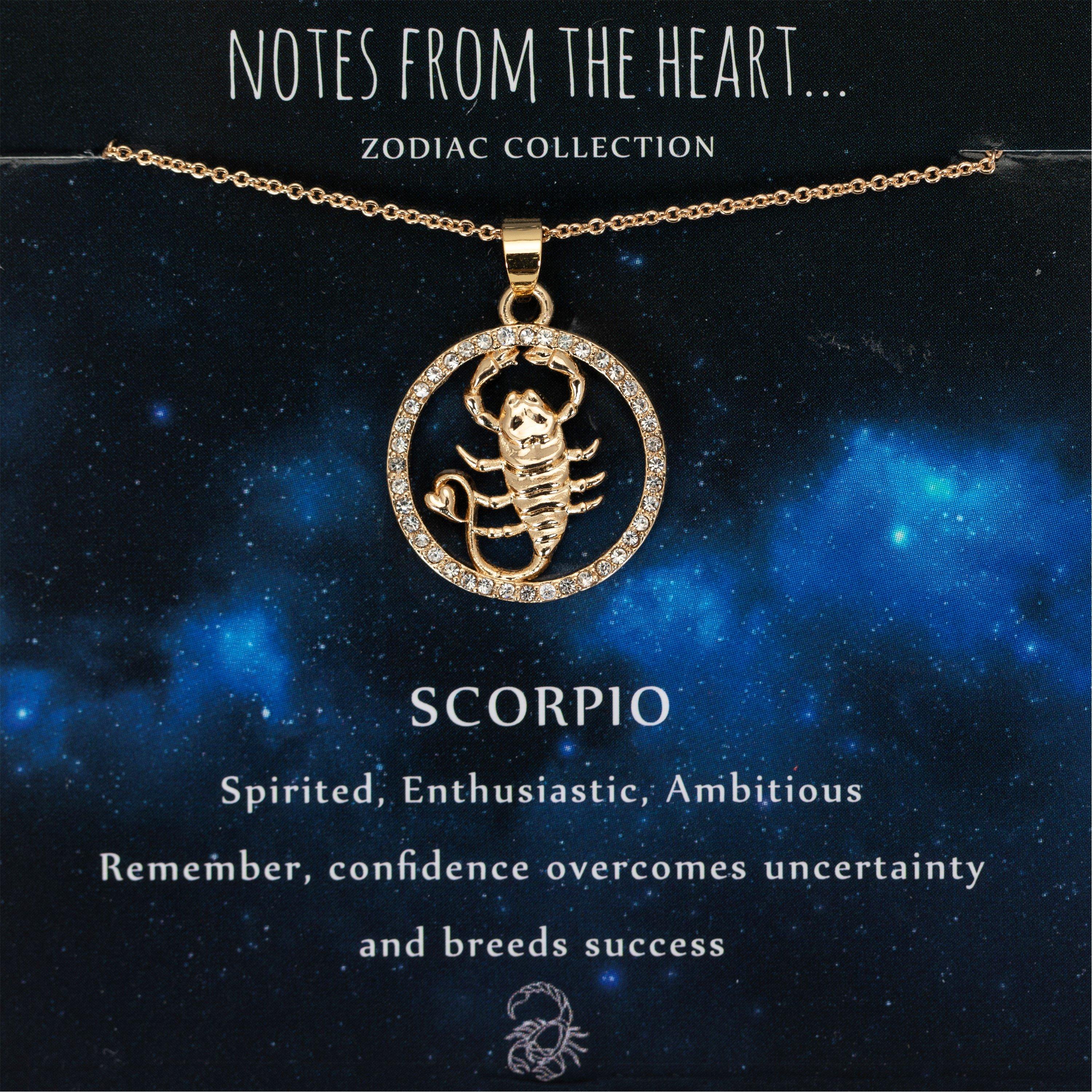 Notes From The Heart Women's Zodiac Pendant - Gold