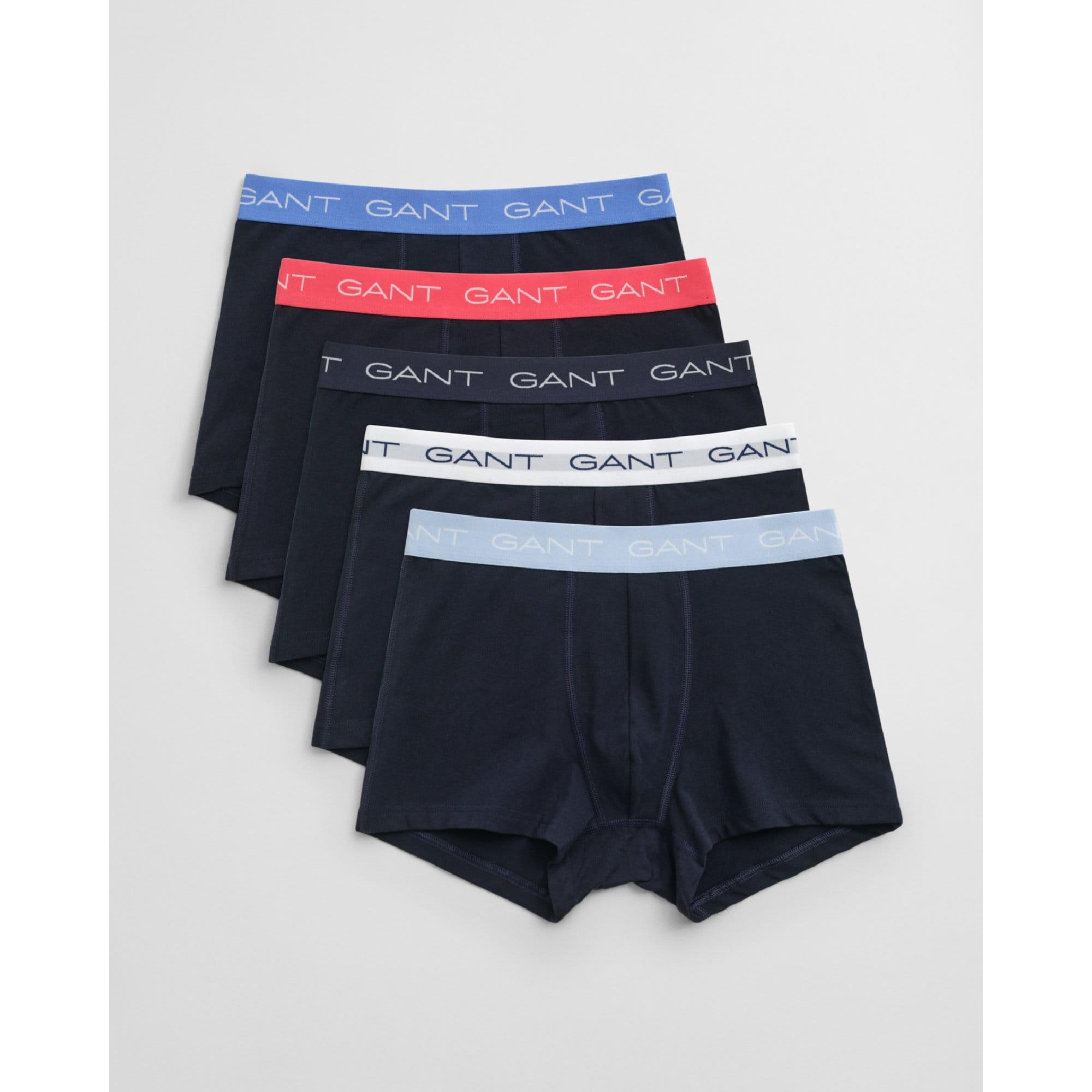 Blue - Gant - 5 Pack Trunks - 1