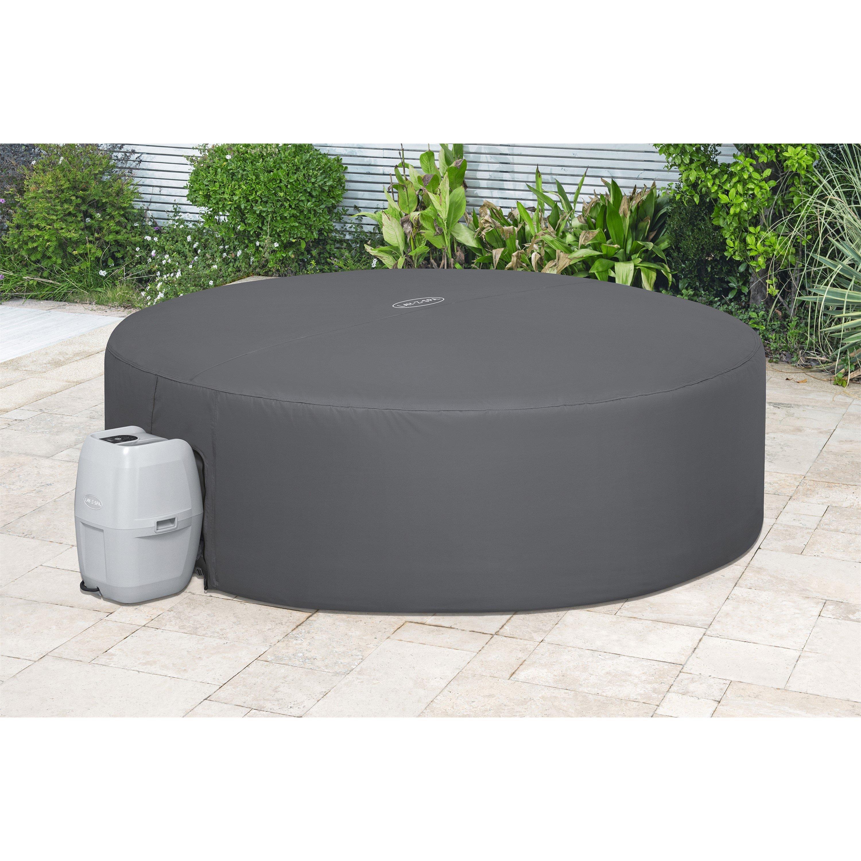 Grey - Lay-Z-Spa - Lay-Z-Spa® EnergySense Thermal Round Hot Tub Cover - 1