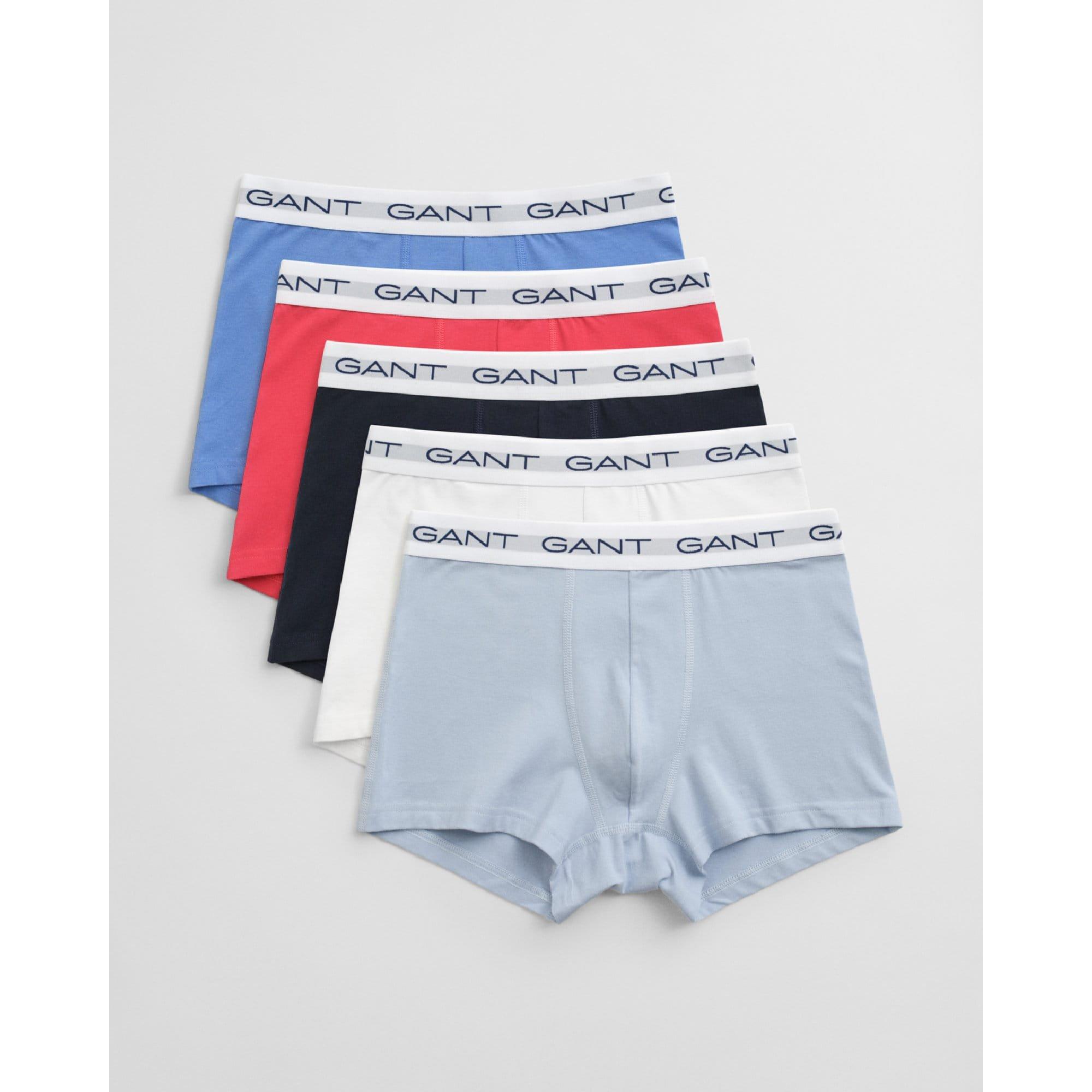 Blue - Gant - 5 Pack Trunks - 1