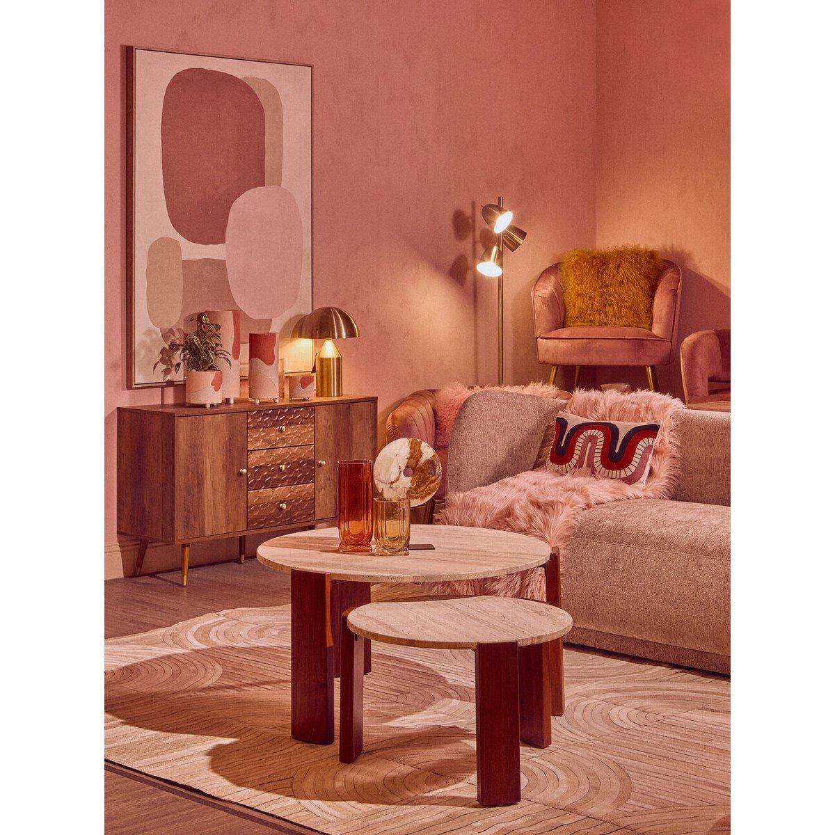 Assorted - Fifty Five South - Astratto Canvas Natural Wall Art - 2