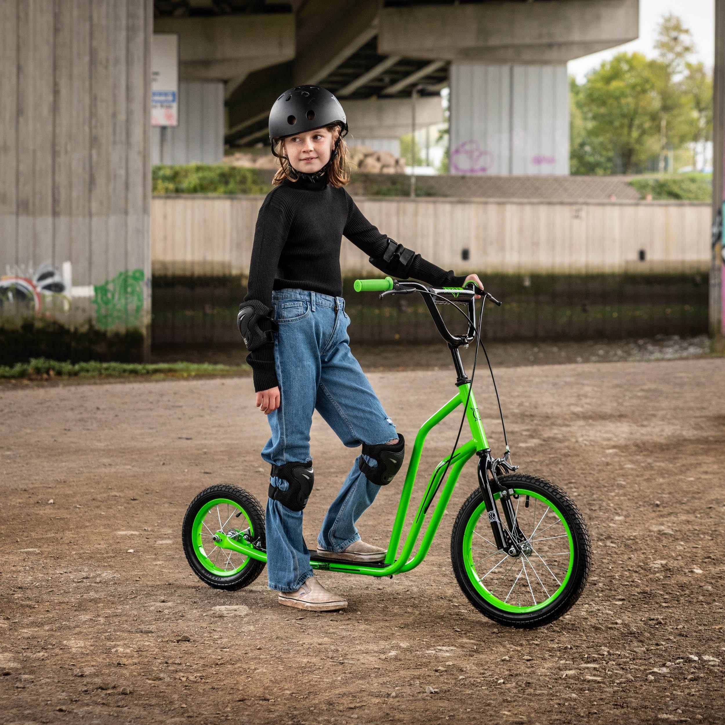Black And Green - Xootz - Xoo BMX Scooter - Green - 2