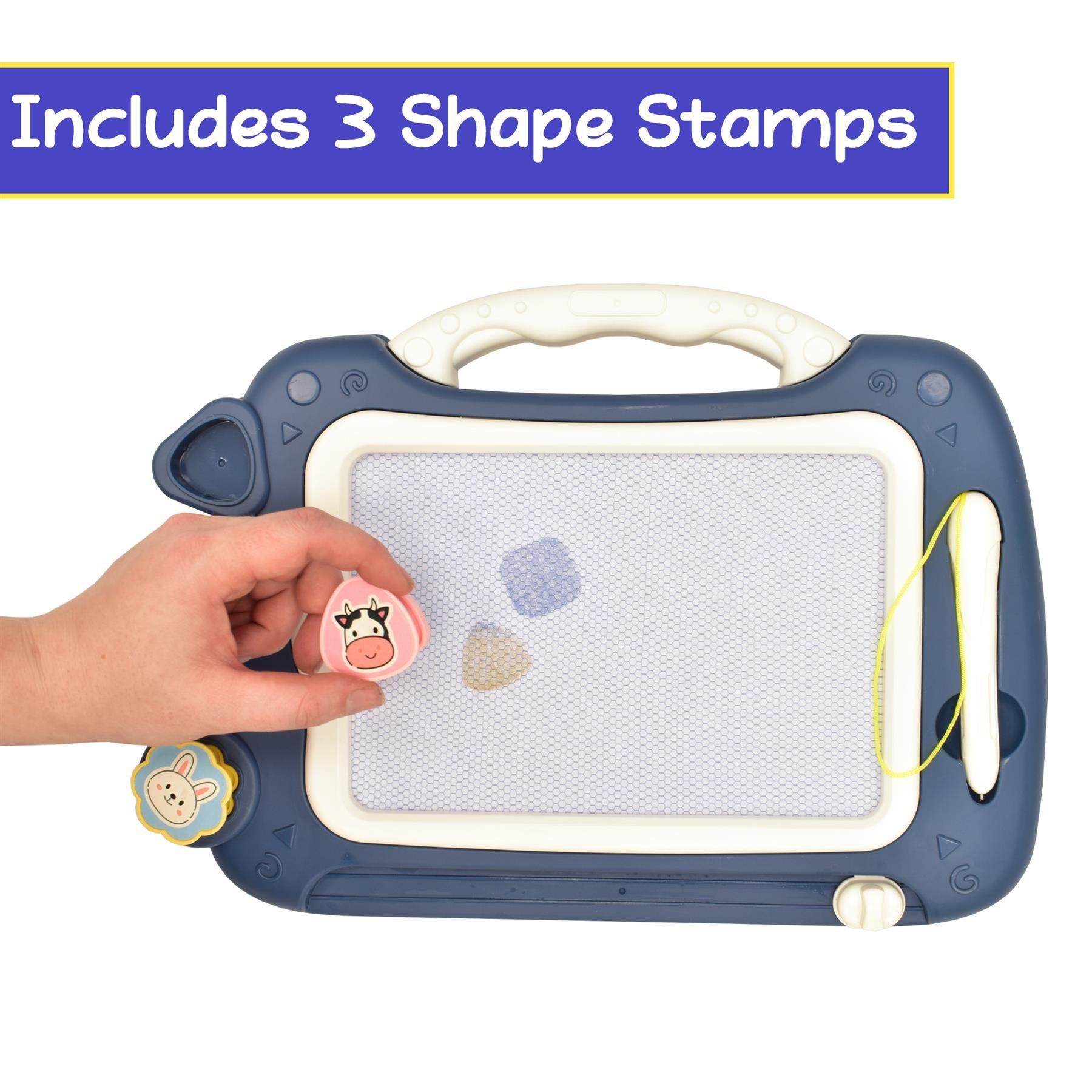 Grey - Planet Direct - KandyToys Magnetic Drawing Board with Detachable L - 3