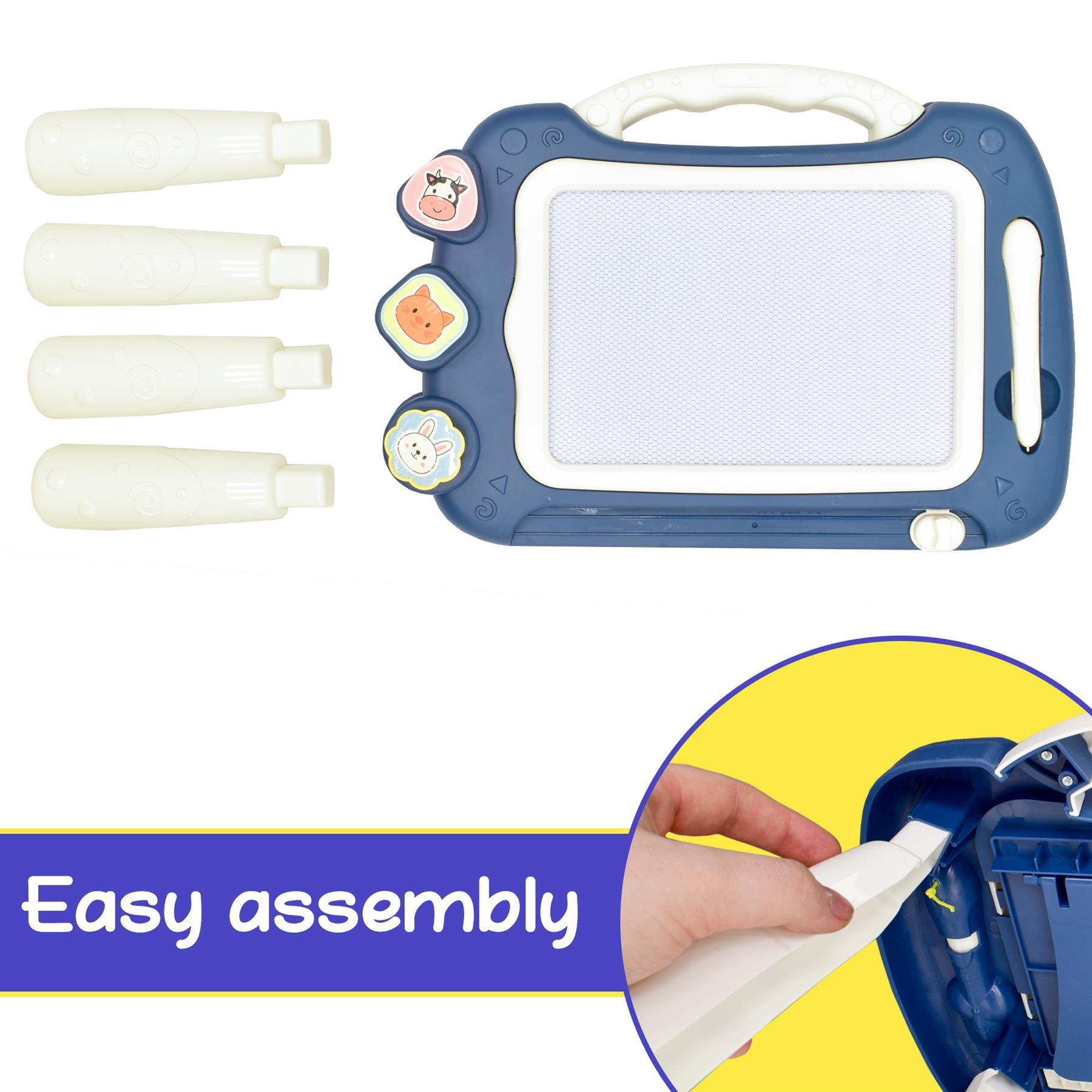 Grey - Planet Direct - KandyToys Magnetic Drawing Board with Detachable L - 6