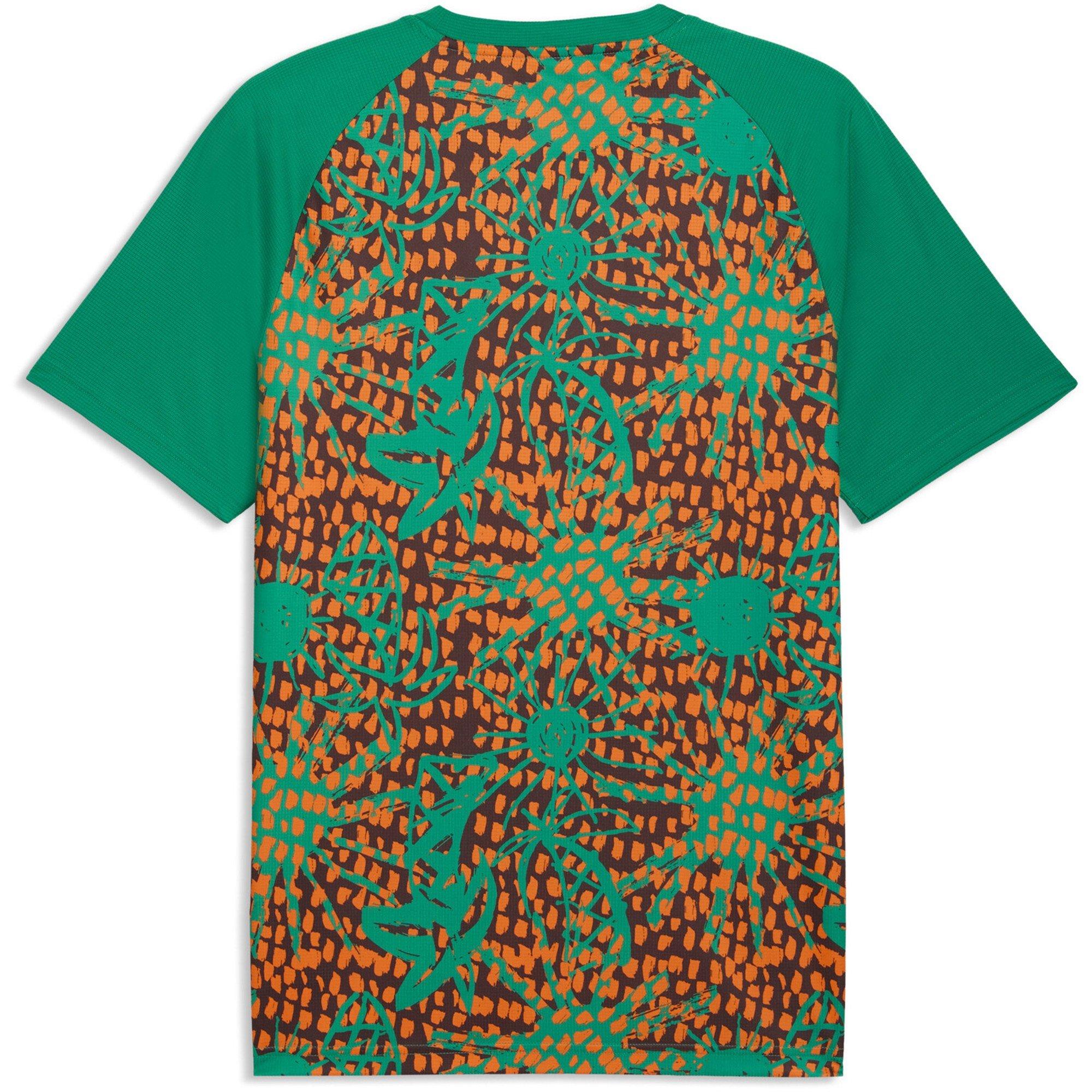 Grün/Braun - Puma - Men's Ivory Coast Short Sleeve T-Shirt - 2