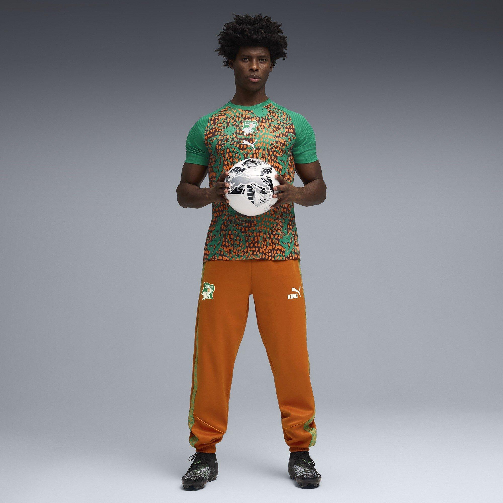 Grün/Braun - Puma - Men's Ivory Coast Short Sleeve T-Shirt - 5