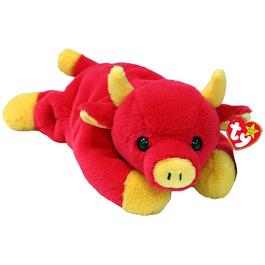 Ty GAME Ty Retro Beanie Baby Snort 2 the Bull 14cm