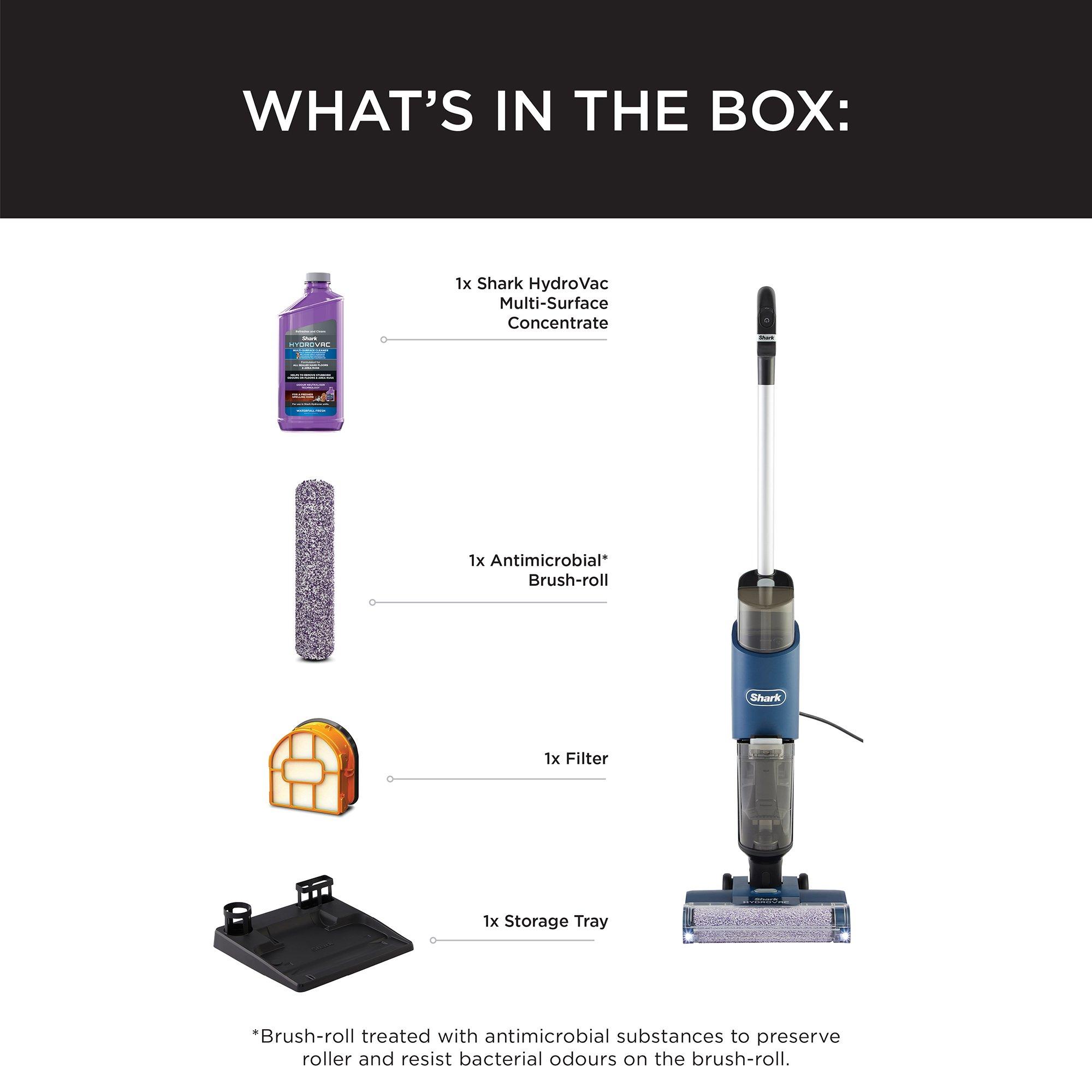 Navy - Shark - Shark HydroVac Corded Hard Floor Cleaner WD110UK - 9