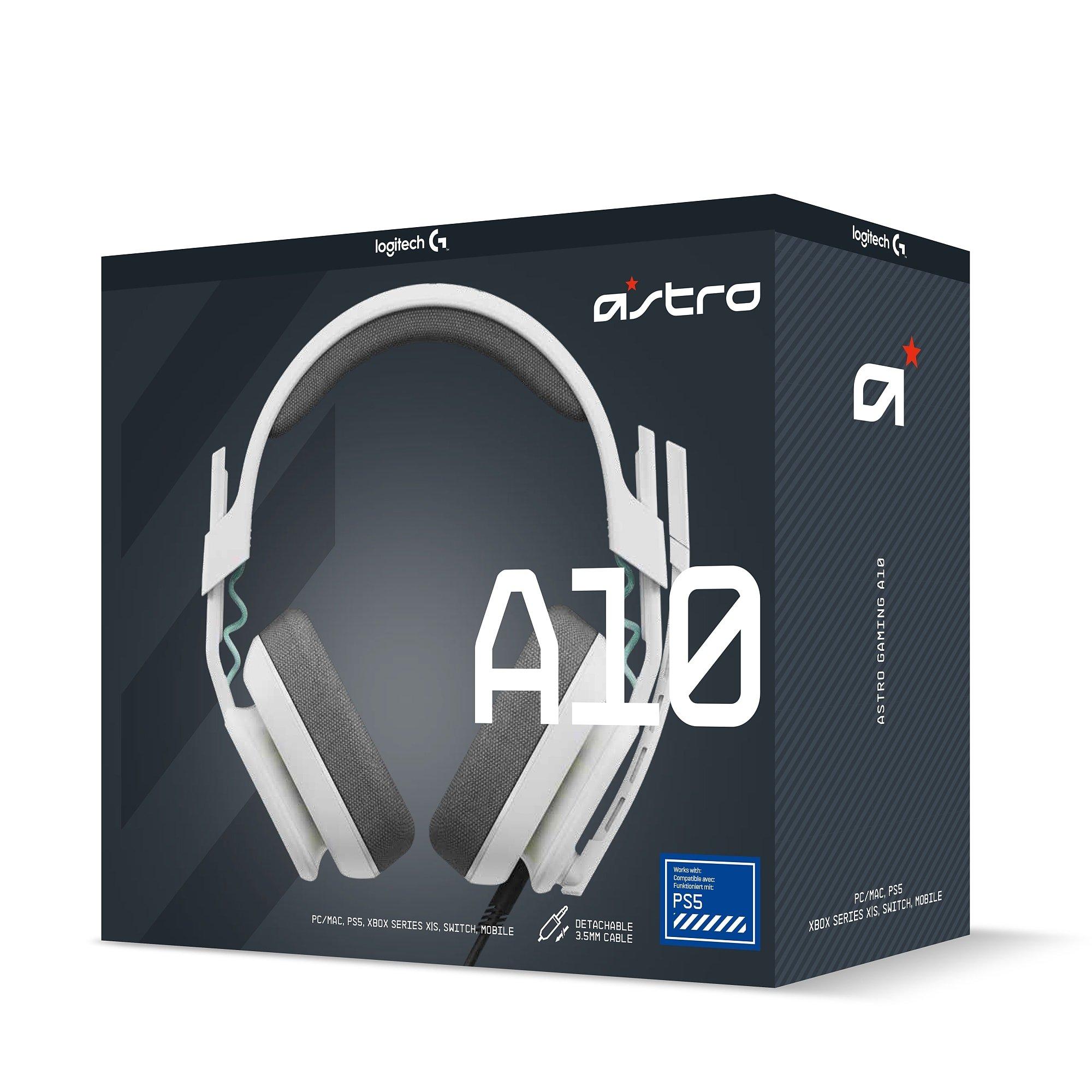 Wit - ASTRO Gaming - A10 Gaming Headset - Playstation/PC - White - 4