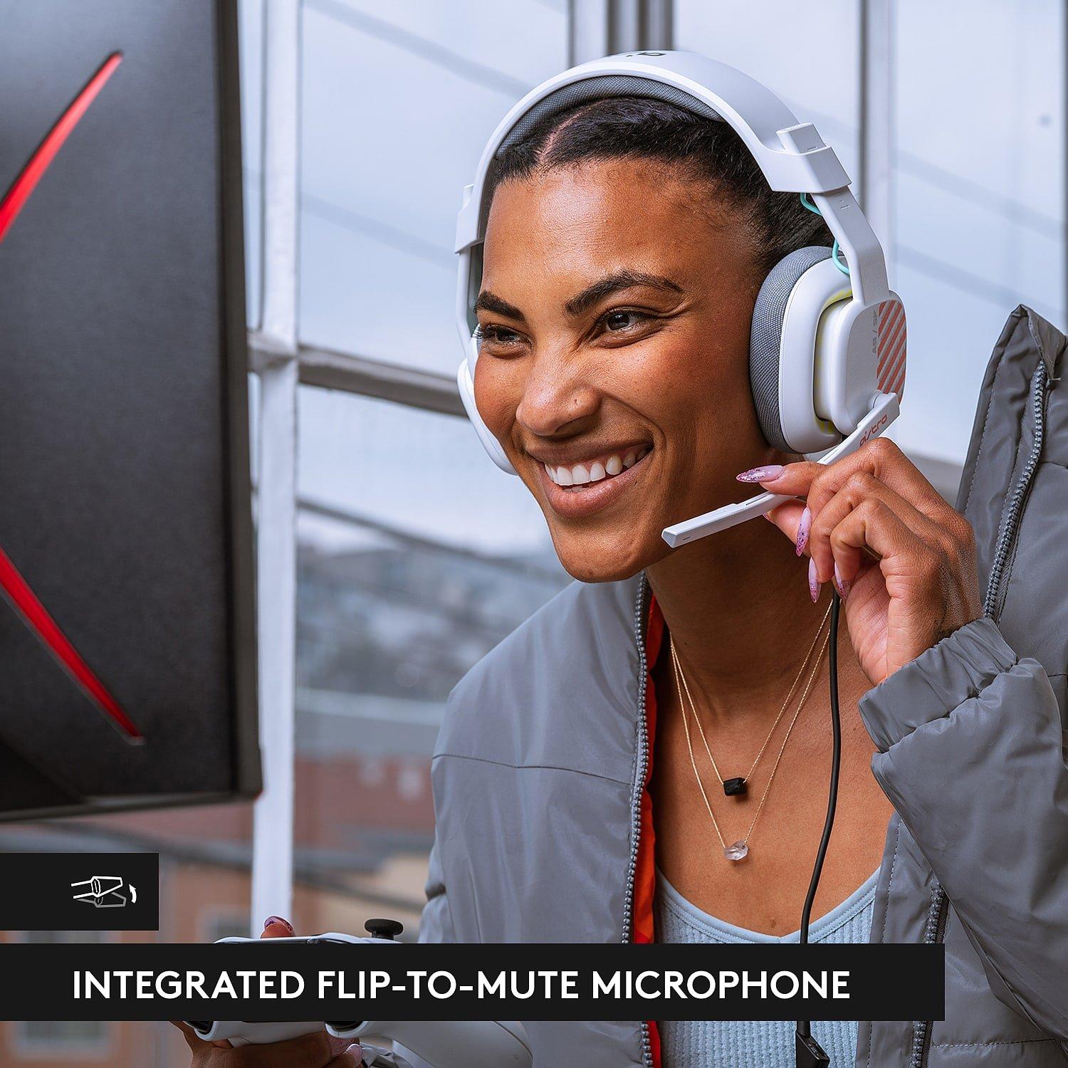 Wit - ASTRO Gaming - A10 Gaming Headset - Playstation/PC - White - 6