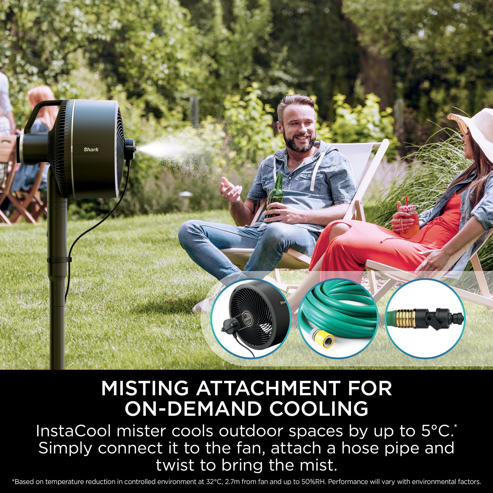 Charcoal - Shark - FlexBreeze High-Velocity Hybrid Fan FA220UK - 6