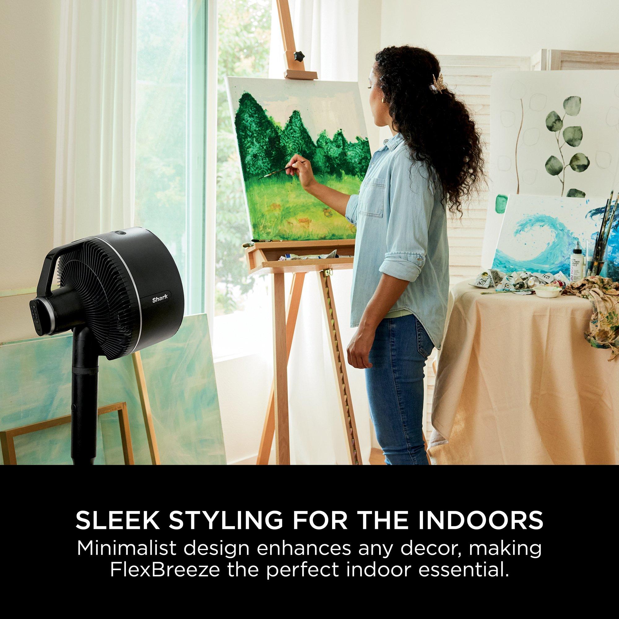 Charcoal - Shark - FlexBreeze High-Velocity Hybrid Fan FA220UK - 9