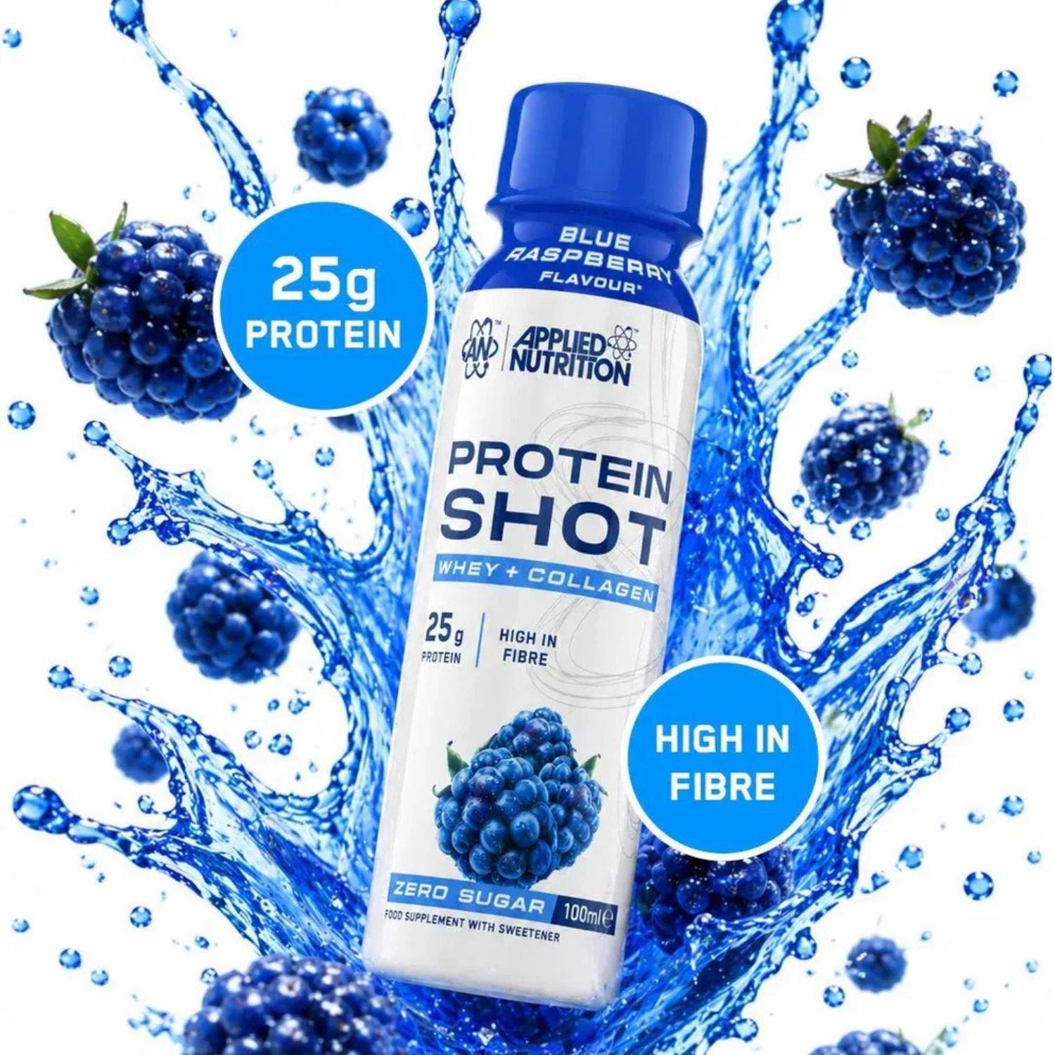 Blue Raspberry - Applied Nutrition - Applied Nutrition Protein Shot (12 x 100ml) - 2