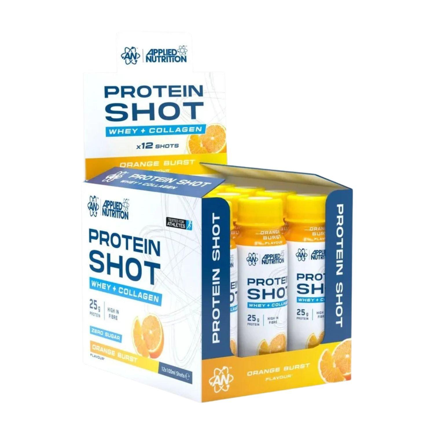 Applied Nutrition Protein Shot (12 X 100Ml) Pack Of Size 12 Orange - Image 2