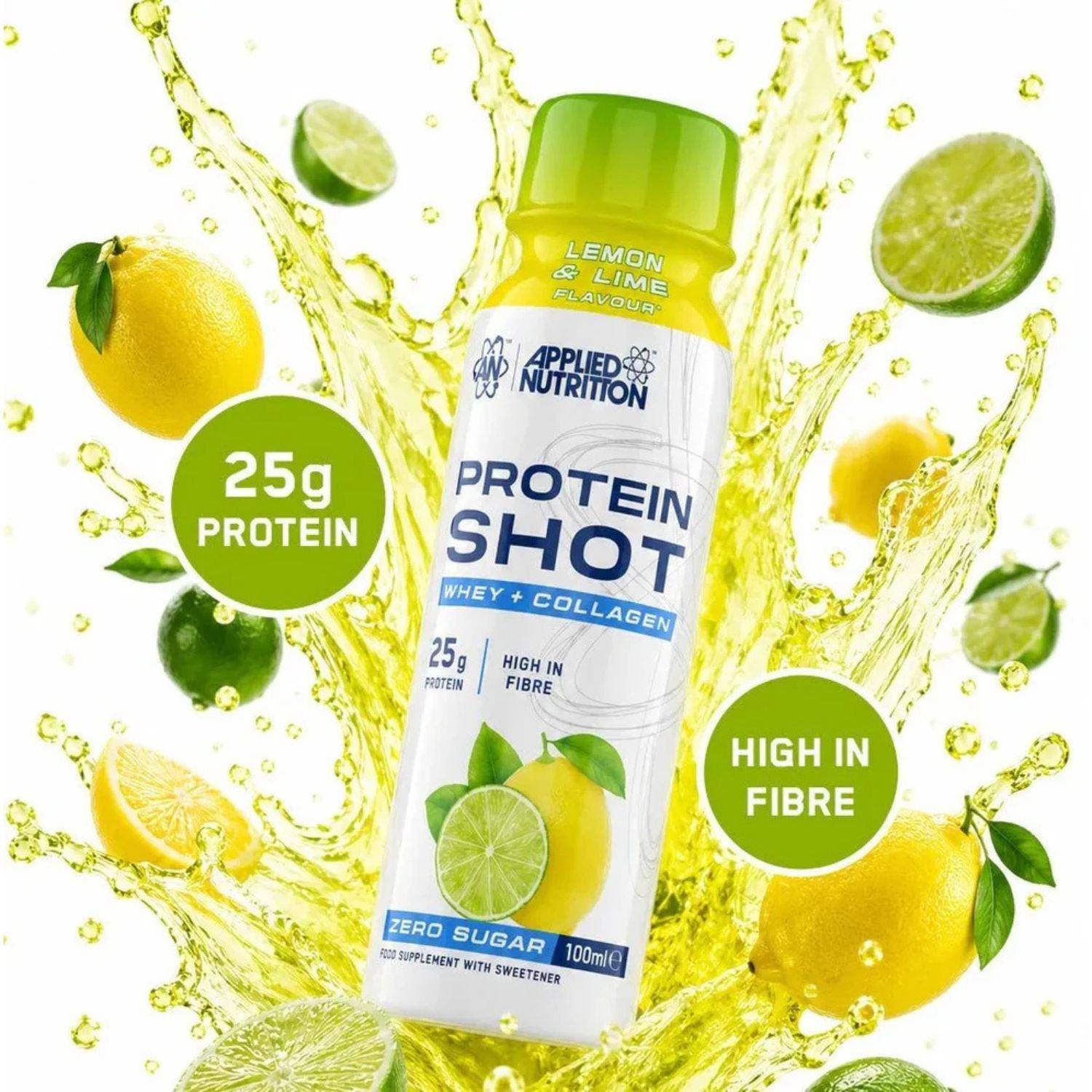 Lemon And Lime - Applied Nutrition - Applied Nutrition Protein Shot (12 x 100ml) - 2