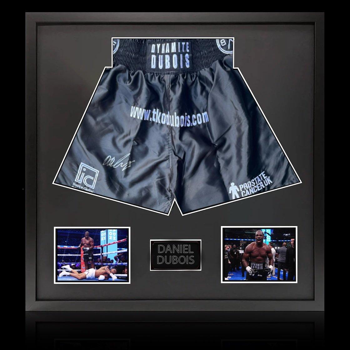 Black - The Fan Cave - Daniel Dubois Signed Shorts Elite Frame - 1
