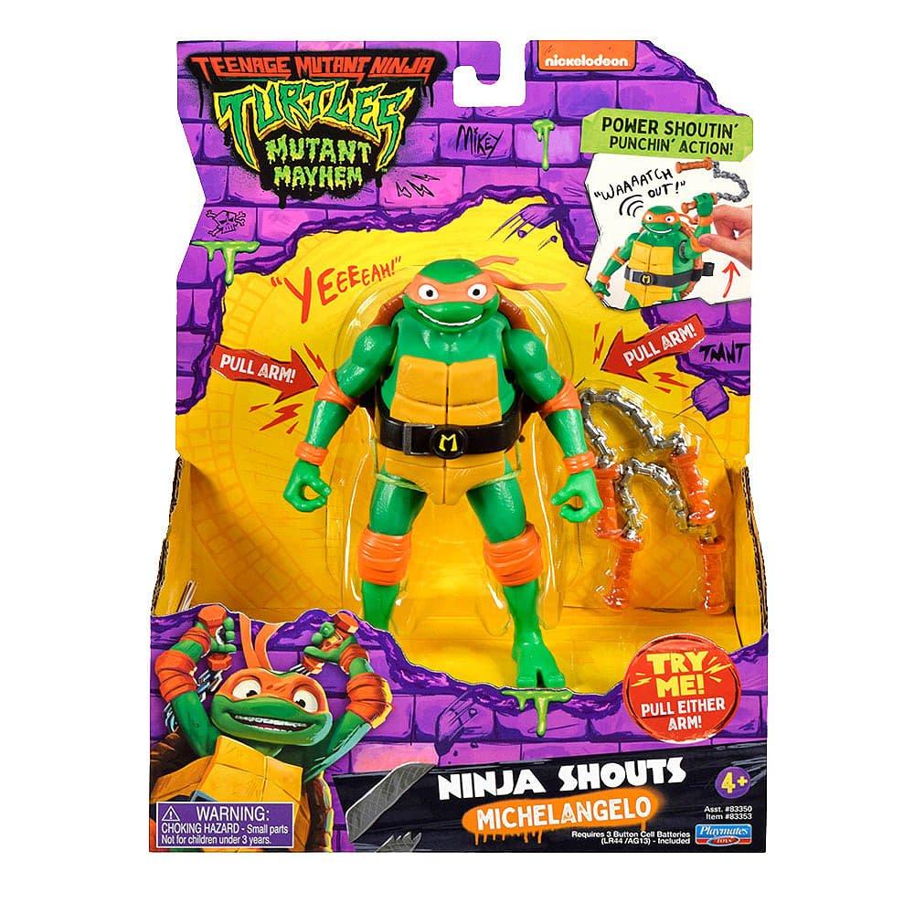 Multi Format An - Teenage Mutant Ninja Turtles - Mayhem Deluxe Ninja Shouts - Michelangelo - 1