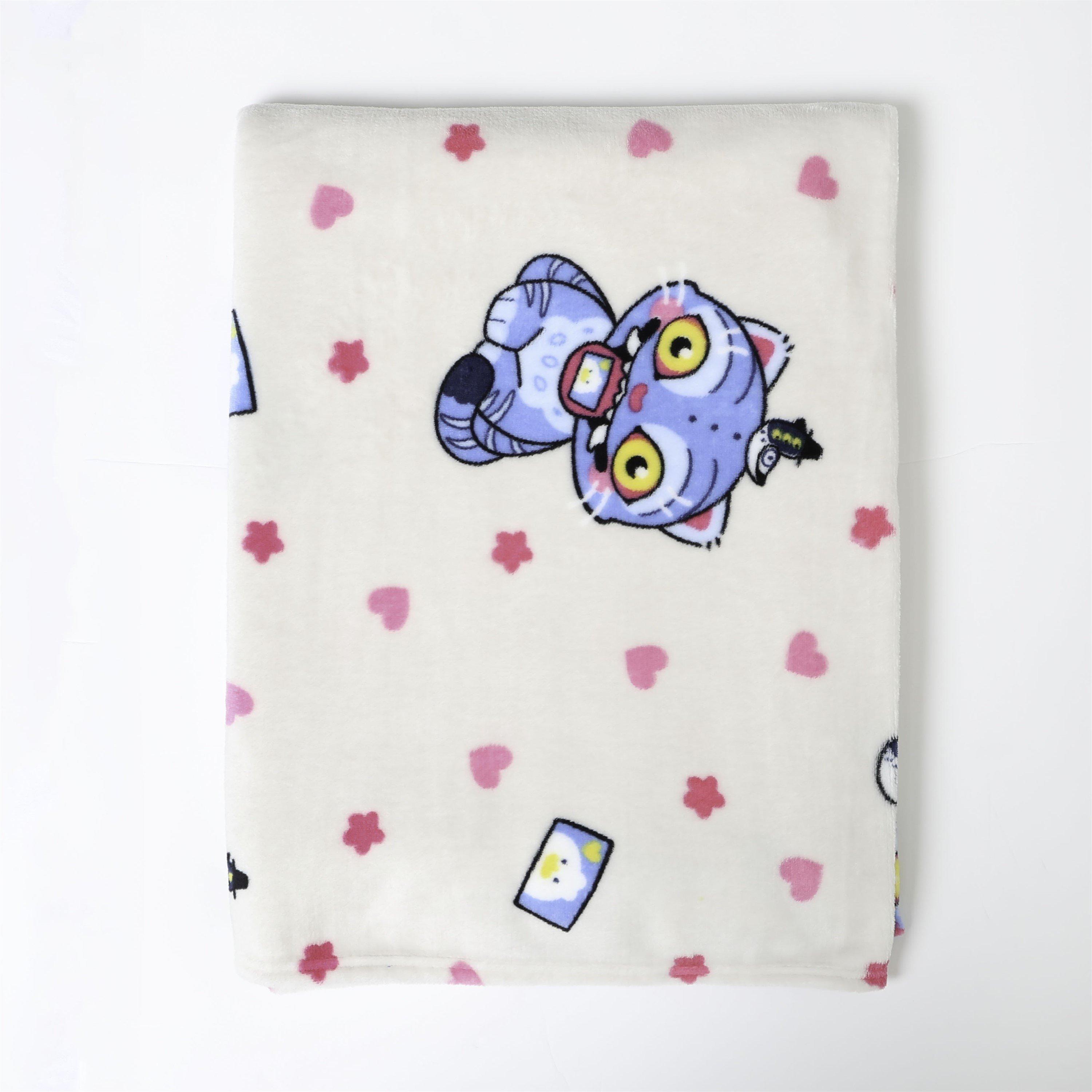White - K Pop Demon Hunters - Kpop Demon Hunters Derpy Flower Fleece Blanket - 6