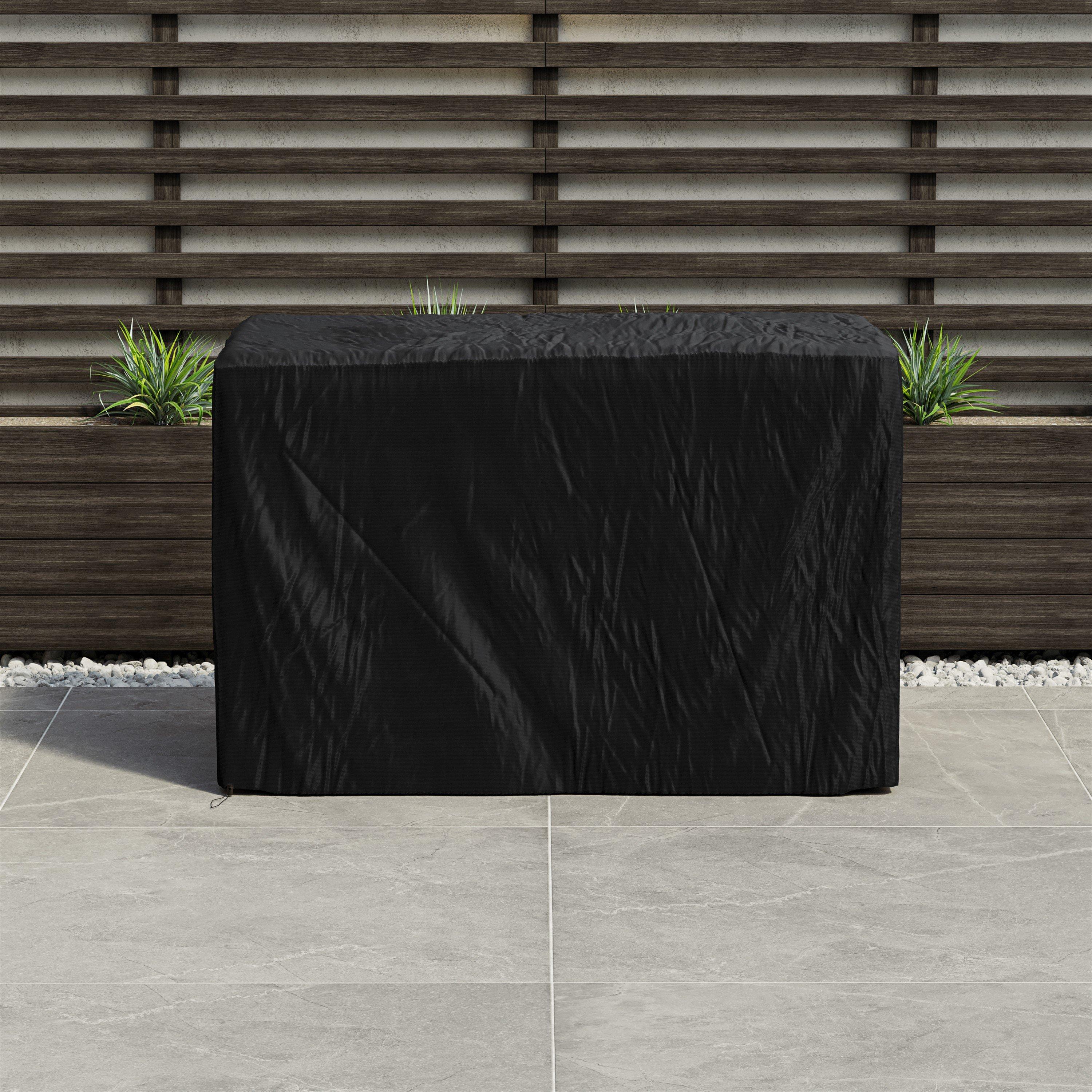 Black - Lassic - Outdoor Patio Furniture Cover 146 x 74 x 109 cm - 3