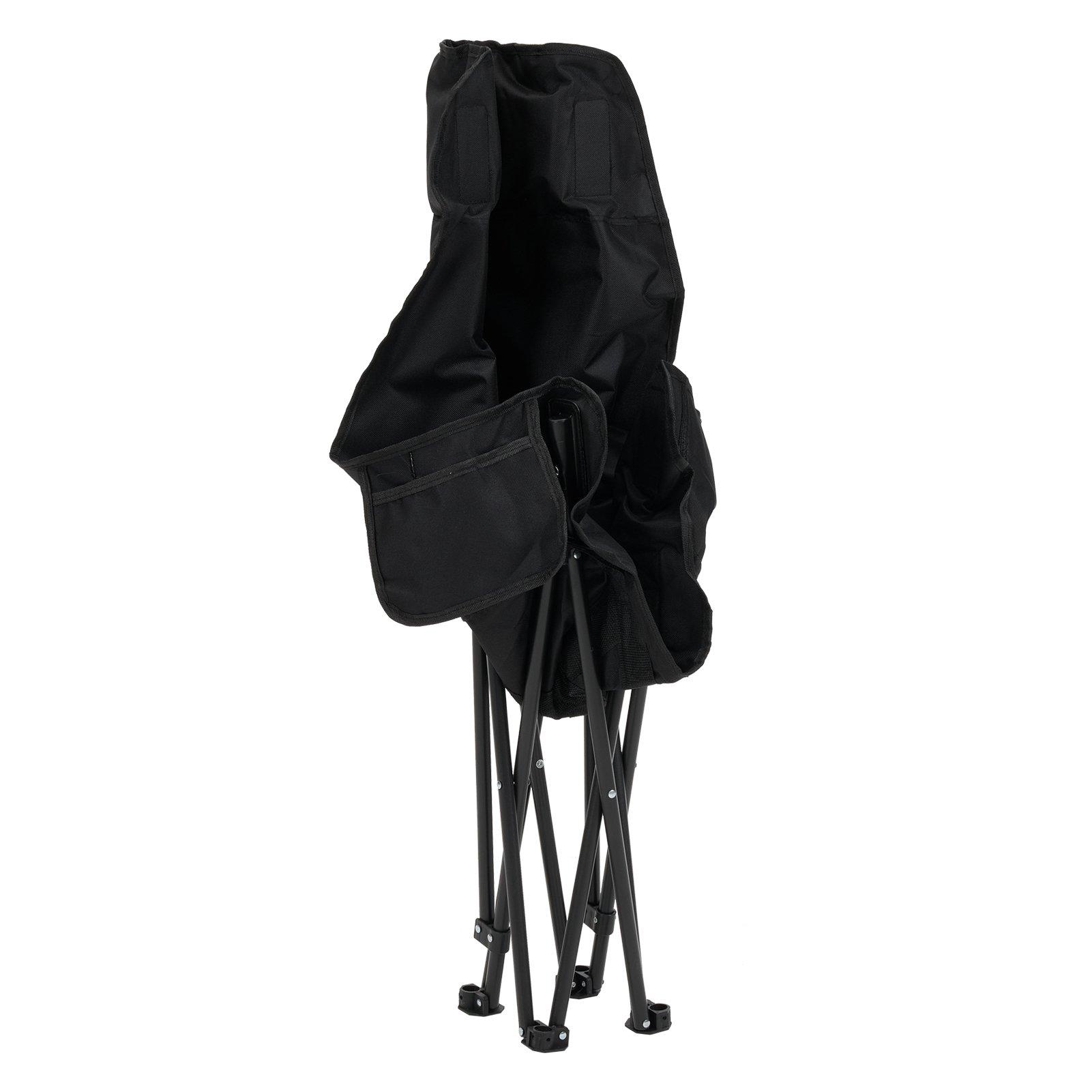 Black - Breeins - Portable Folding Camping Table with 4 Chairs - 5