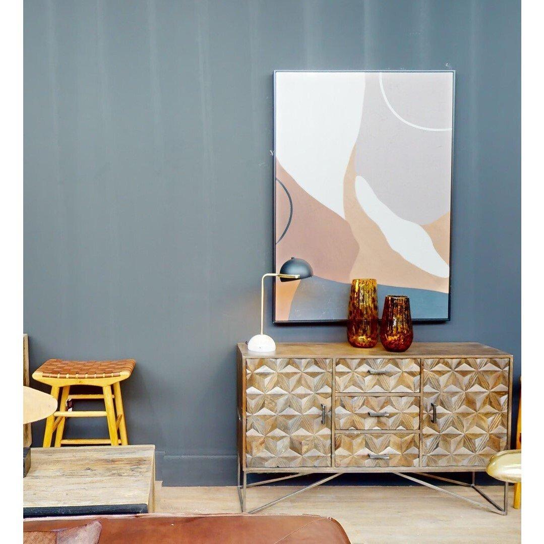 Natural Assorte - Fifty Five South - Astratto Neutral Abstract Canvas Wall Art - 2