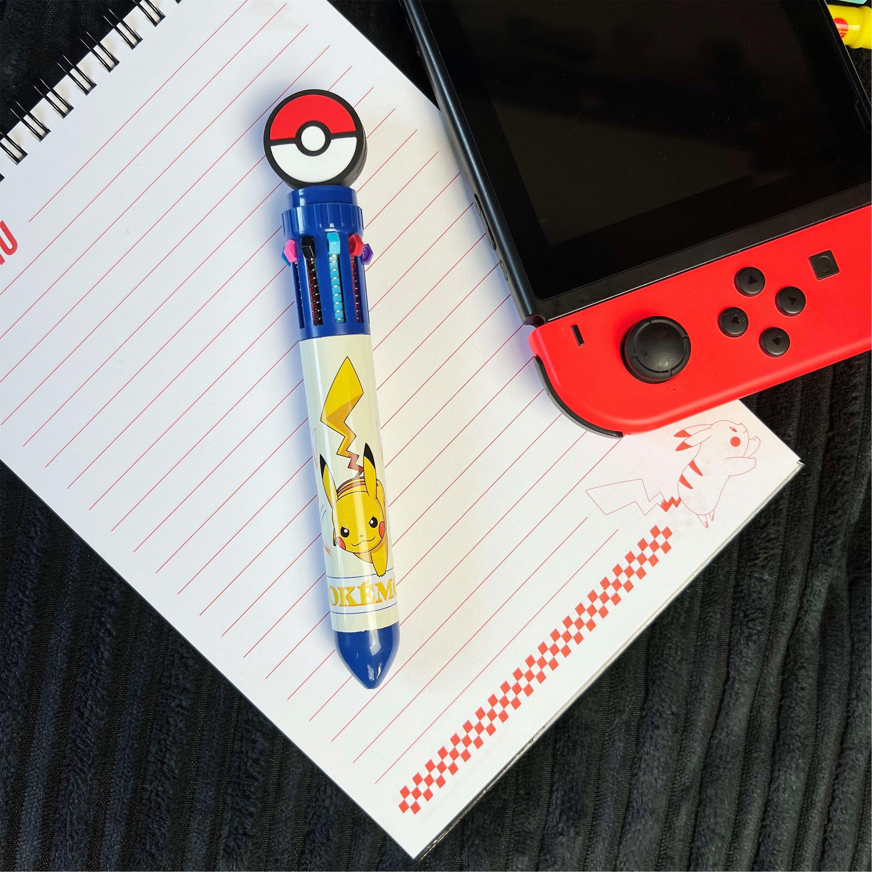 Merchandise - Pokemon - Pokémon - Multi Colour Pen (10 Colours) - 6