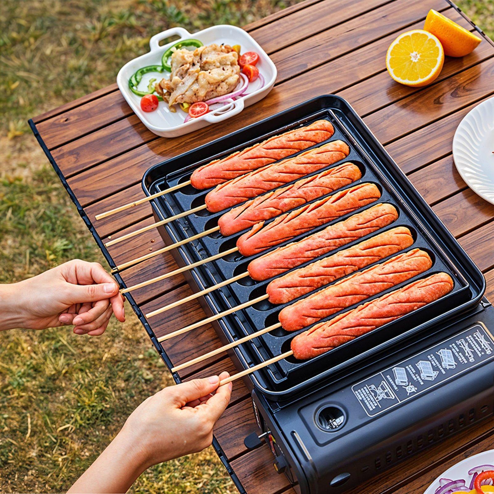 Breeins BBQ Grill & Sausage Cooker Windproof Camping Stove