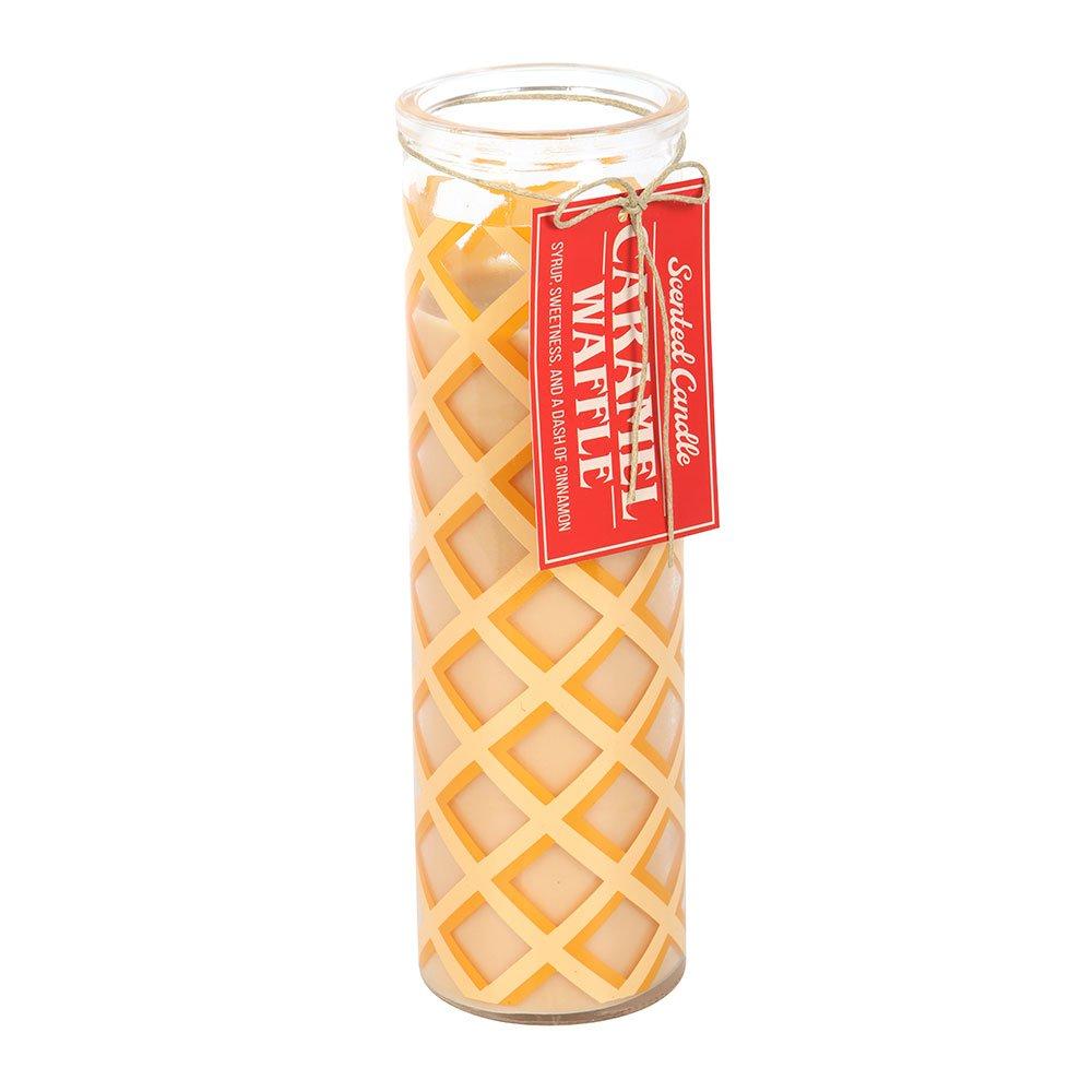 Brown - Something Different - Caramel Waffle Scented Tube Candle - 2