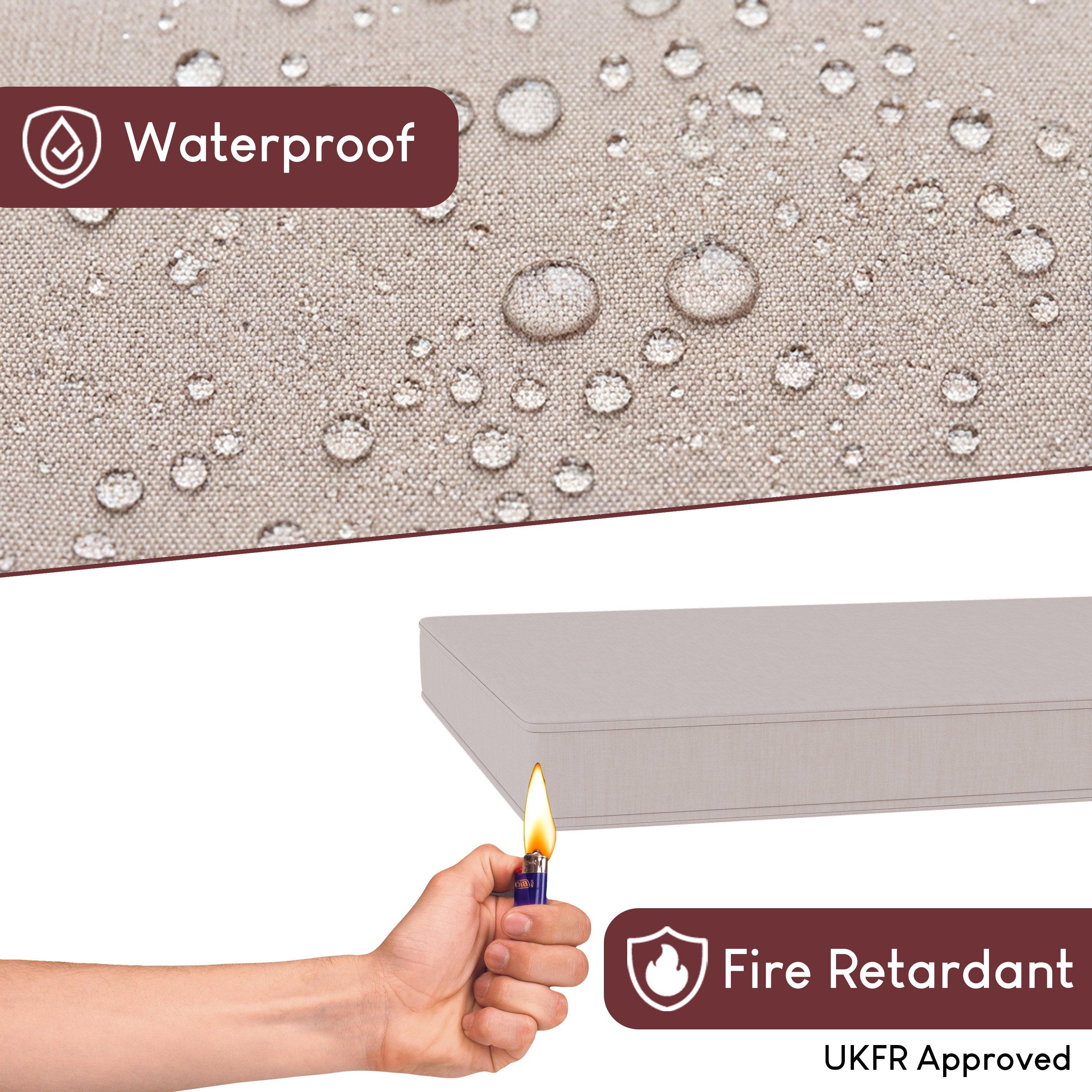 Natural - Lassic - Islay 6 Seater Rattan Set (Ready Assembled)+ Cover - 6